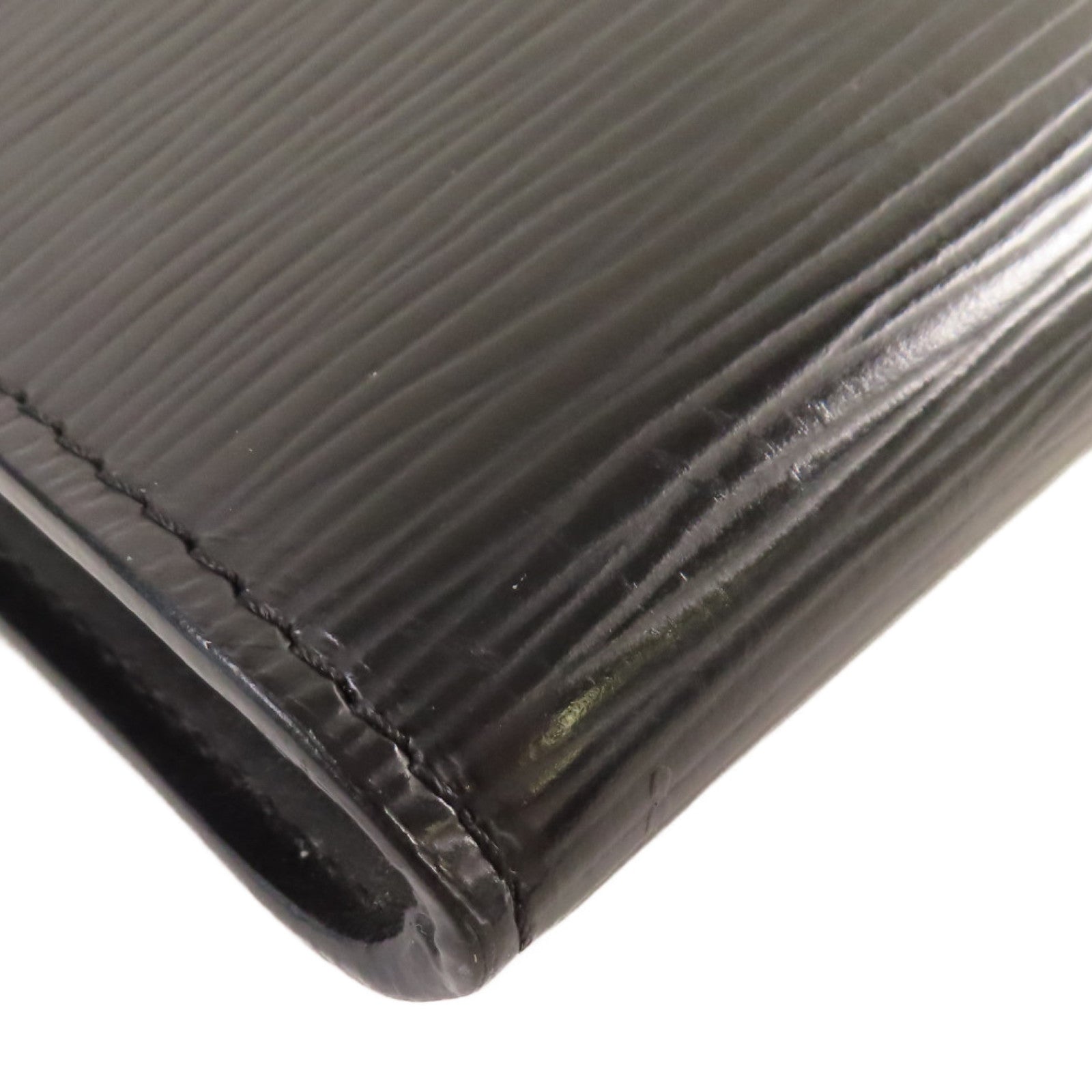 LOUIS VUITTON 【激減優惠】Epi皮革Pochette Accessories Shoulder Pouch銀扣肩背袋黑色