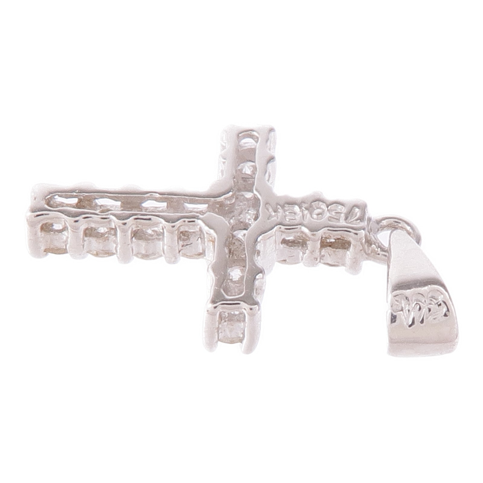 JEWELRY 18K白金Diamond Pendant Top鑽石吊墜