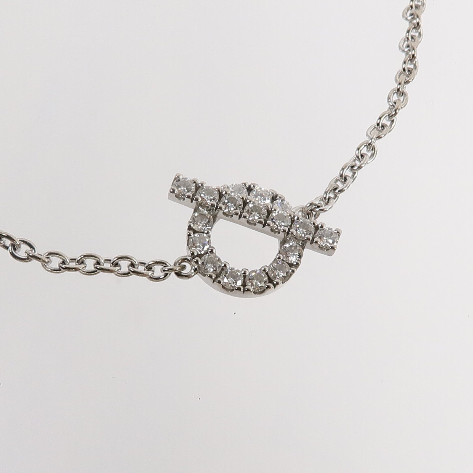 HERMES 18K白金Finesse Bractlet手鏈