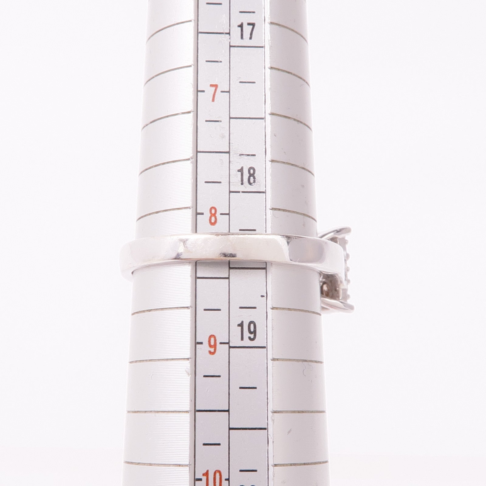 JEWELRY 14K白金Brown Diamond Ring鑽石戒指US#8.25