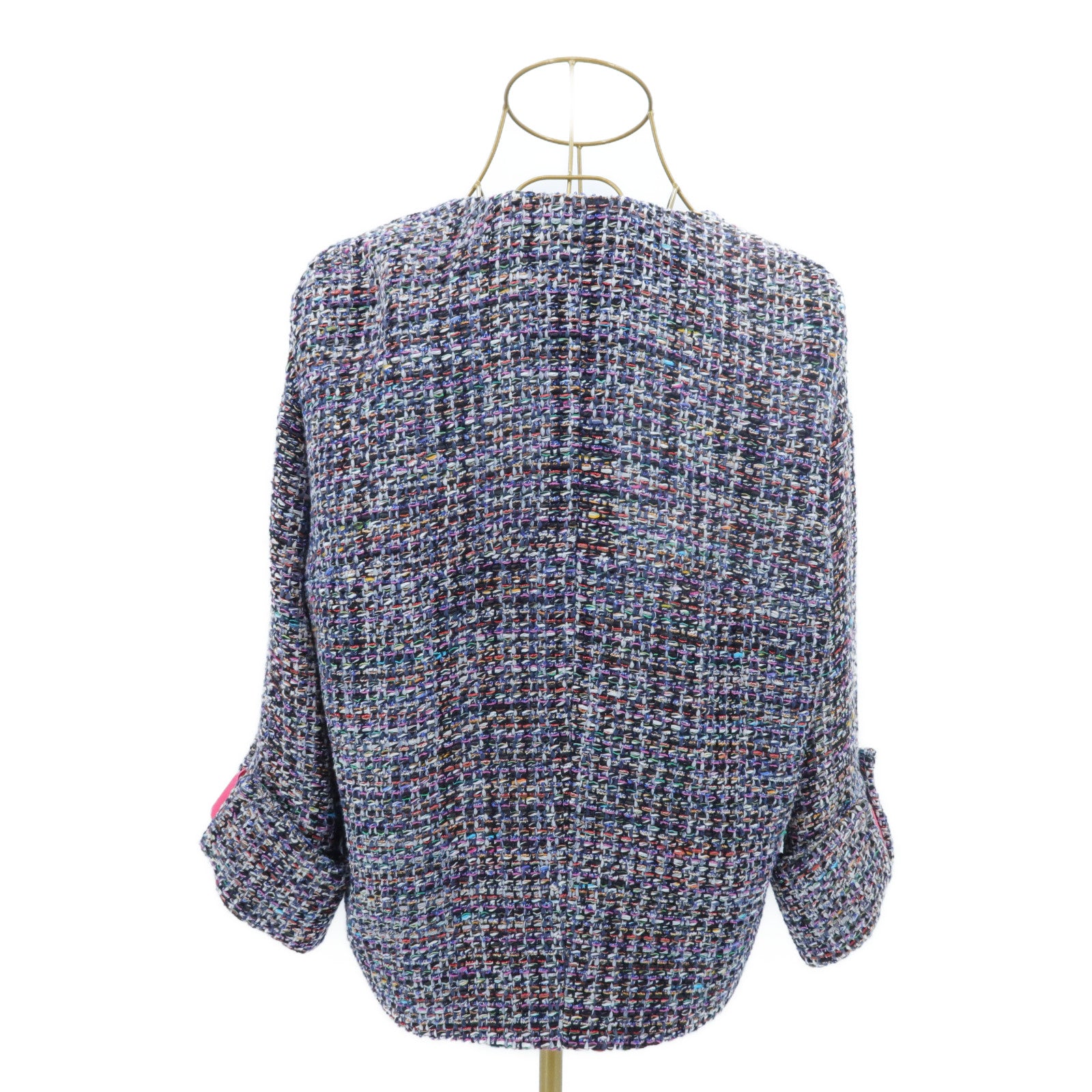 CHANEL Cotton/Nylon Collarless Jacket外套