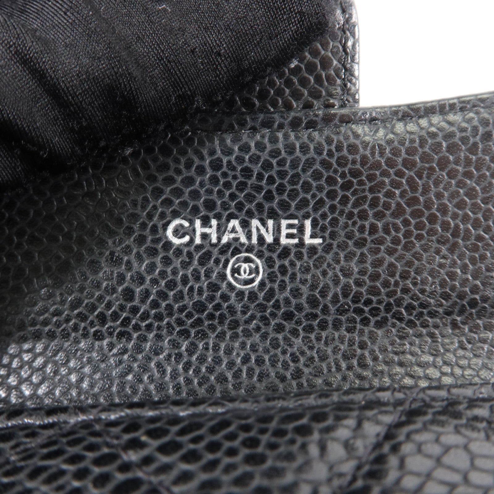 CHANEL 牛皮皮革Classic Flap Card Holder銀扣卡片套
