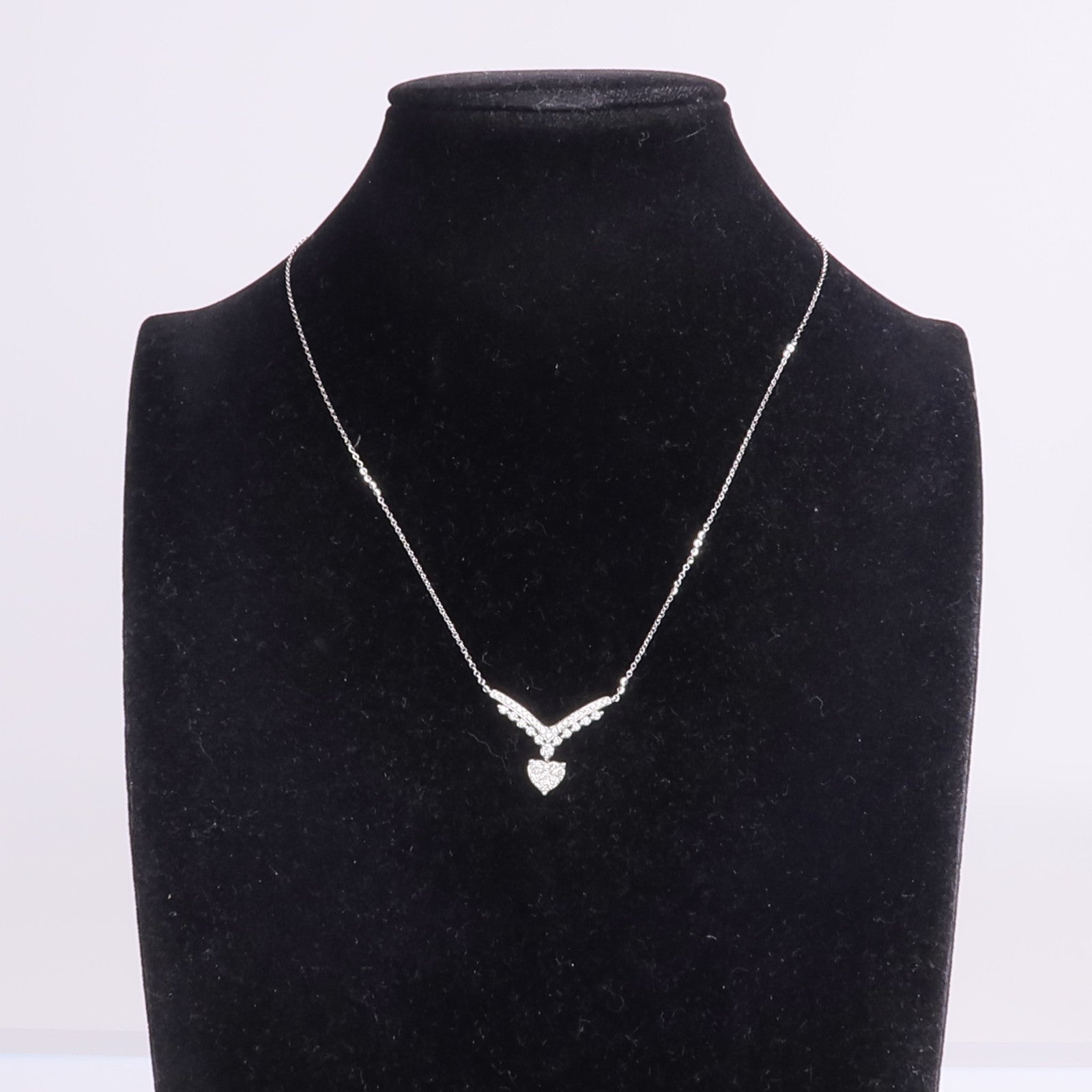 JEWELRY 18K白金Diamond Necklace鑽石項鍊