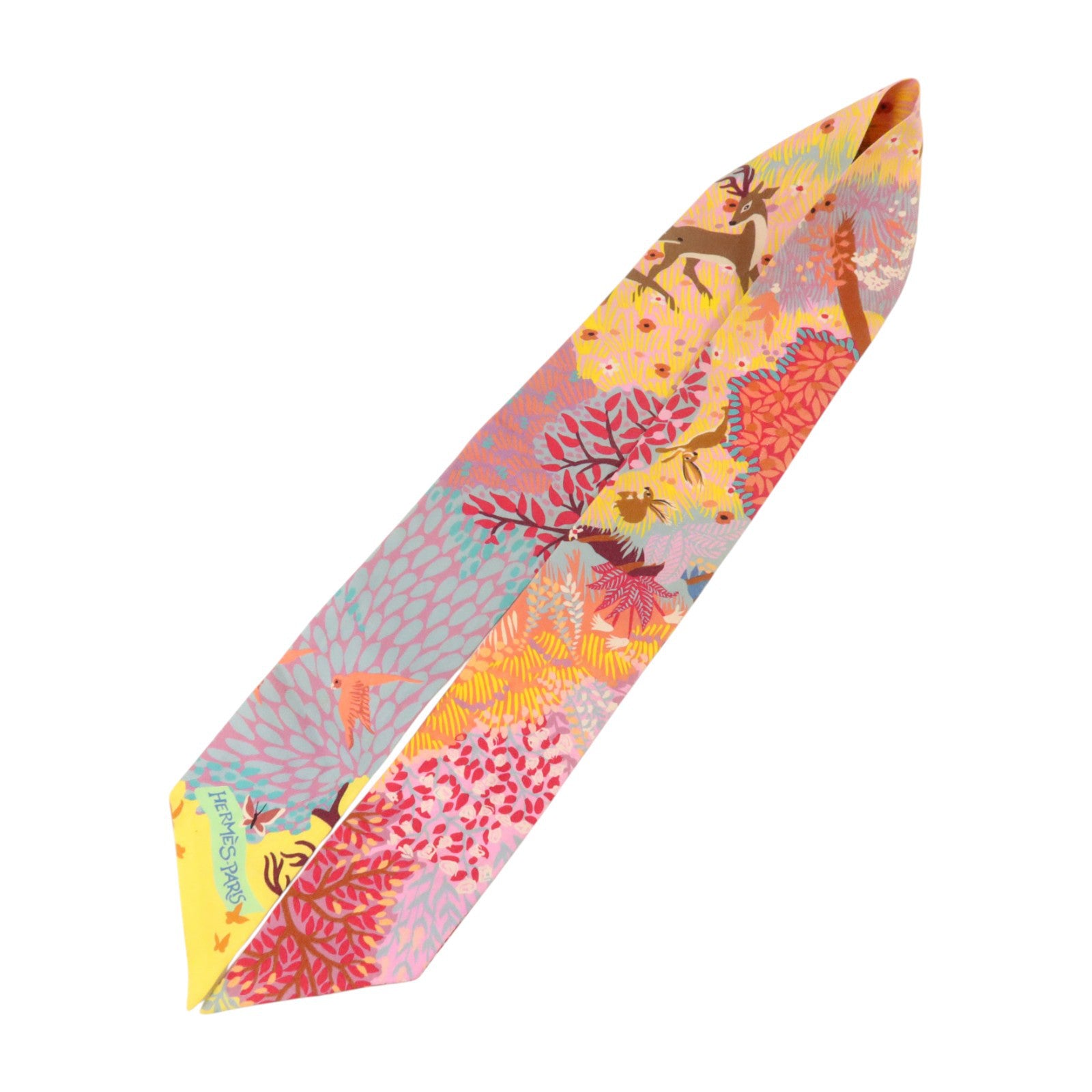 HERMES 絲質Twilly絲巾
