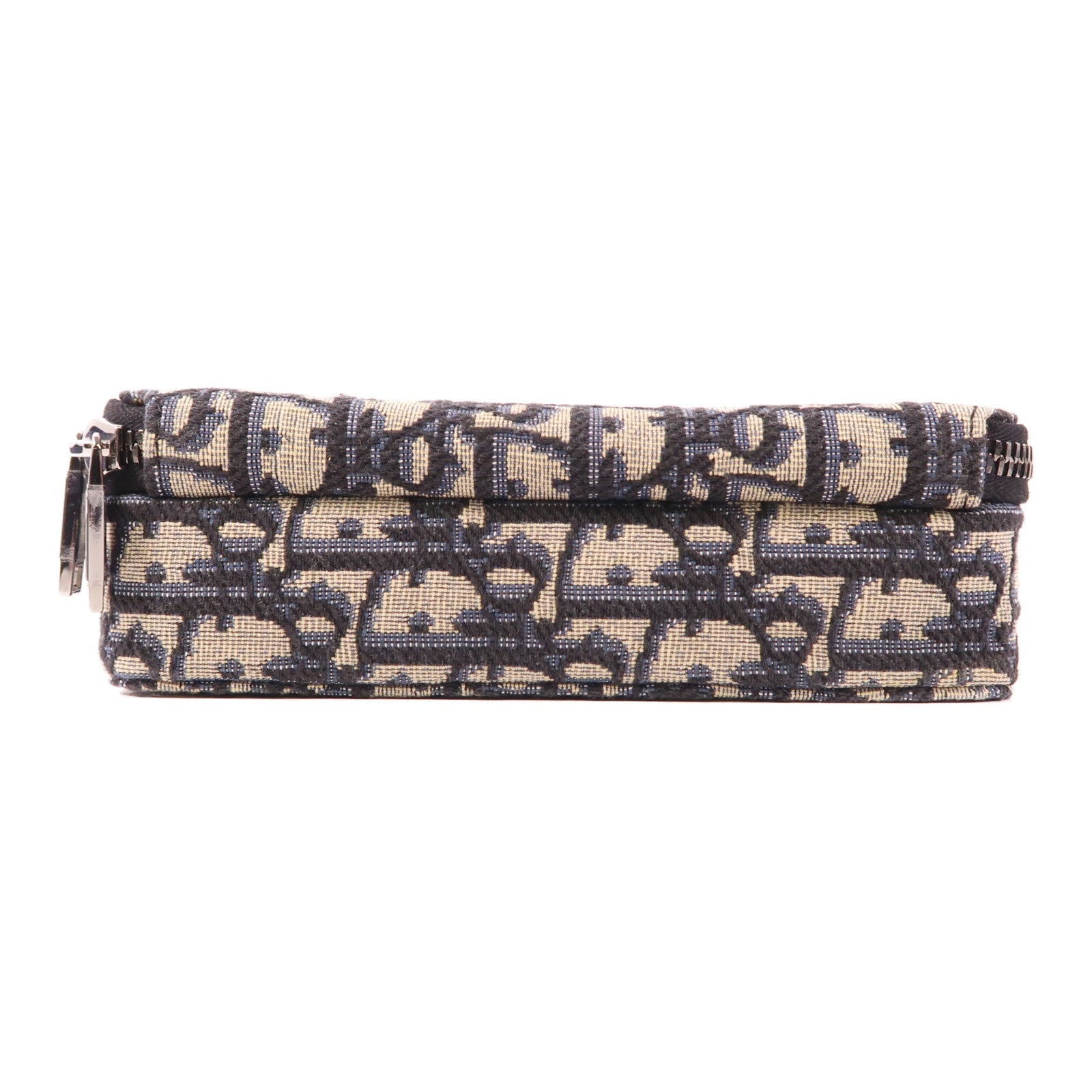 Dior 帆布Oblique Camera Bag銀扣肩背袋