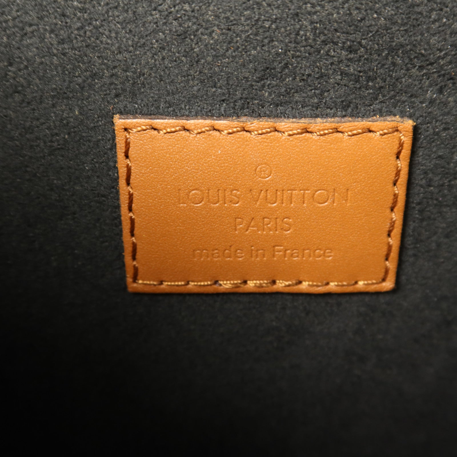 LOUIS VUITTON Monogram/Monogram Reverse Dauphine MM金扣手挽肩背兩用袋棕色