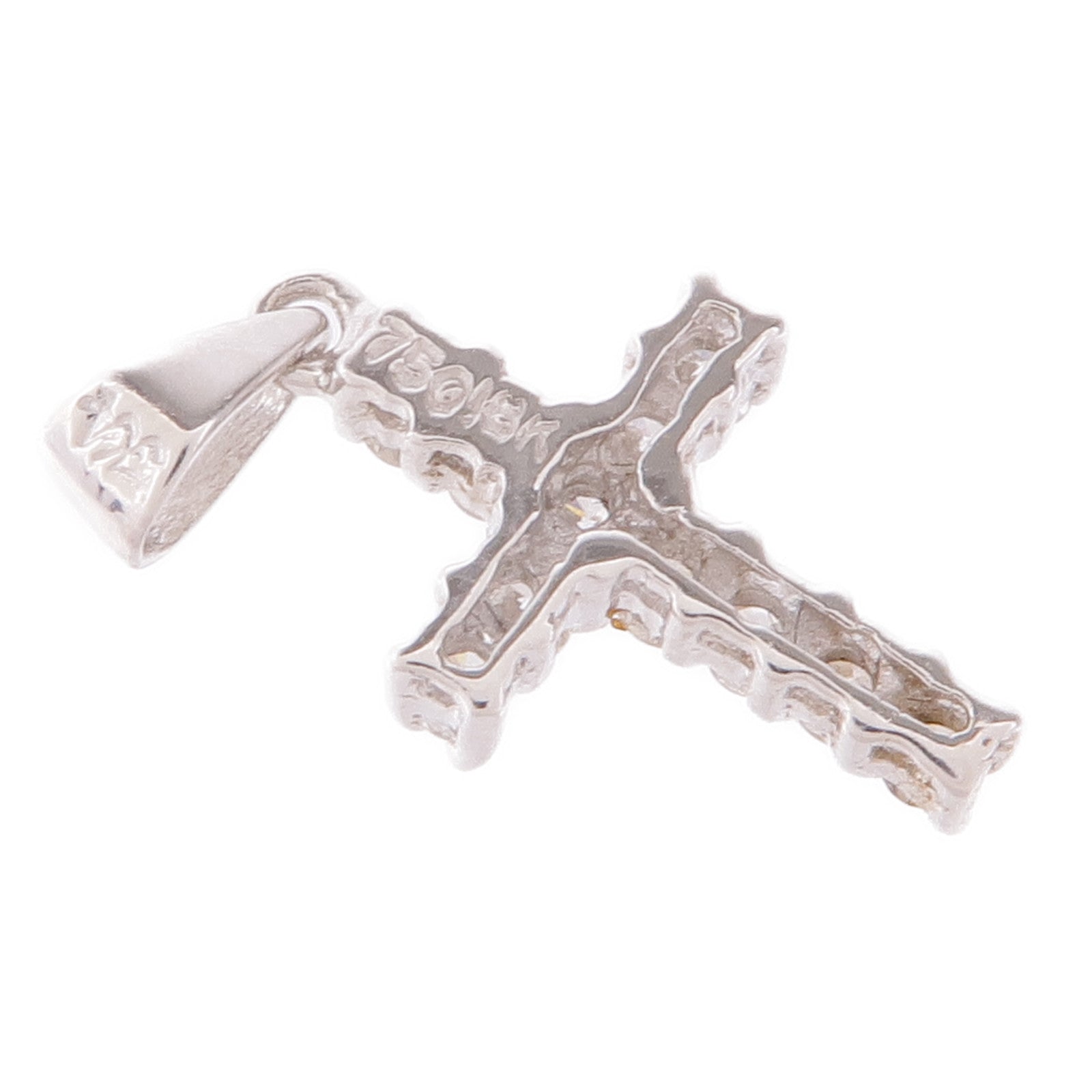 JEWELRY 18K白金Diamond Pendant Top鑽石吊墜