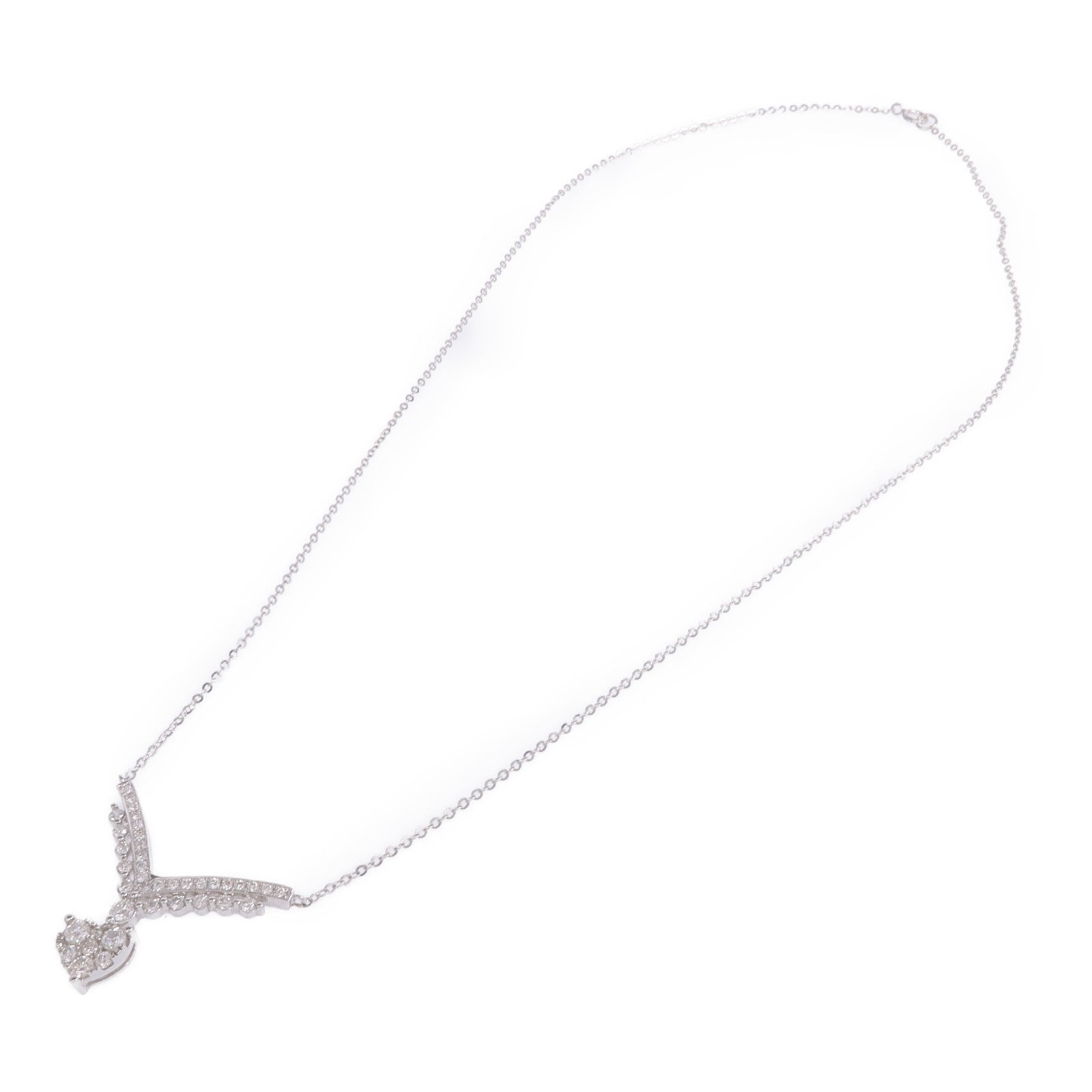 JEWELRY 18K白金Diamond Necklace鑽石項鍊