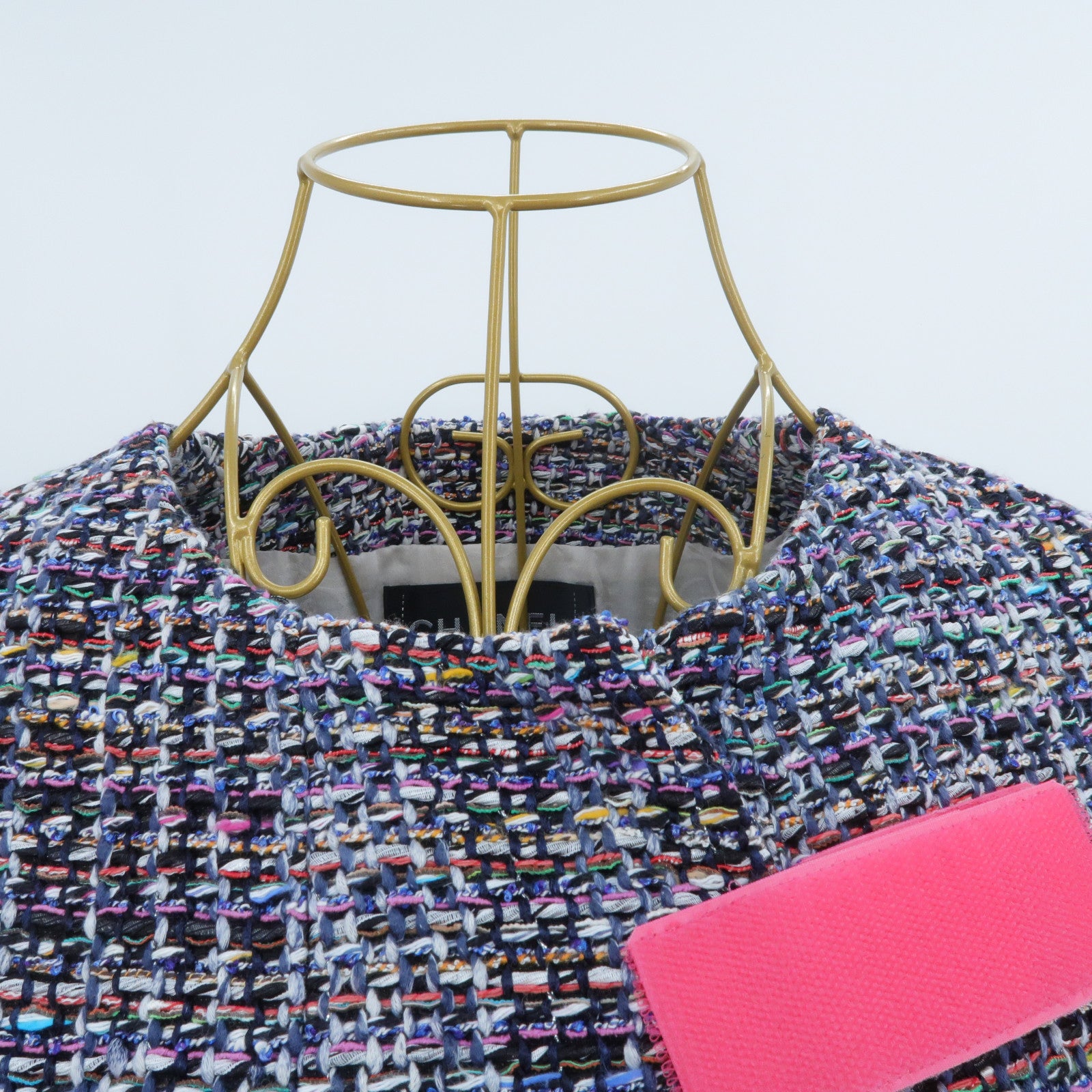 CHANEL Cotton/Nylon Collarless Jacket外套