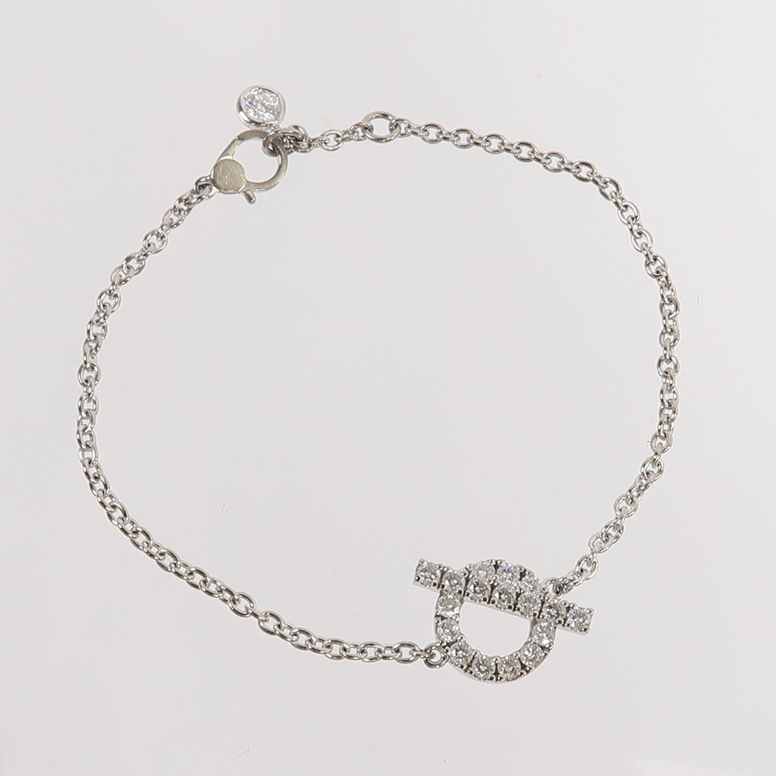 HERMES 18K白金Finesse Bractlet手鏈