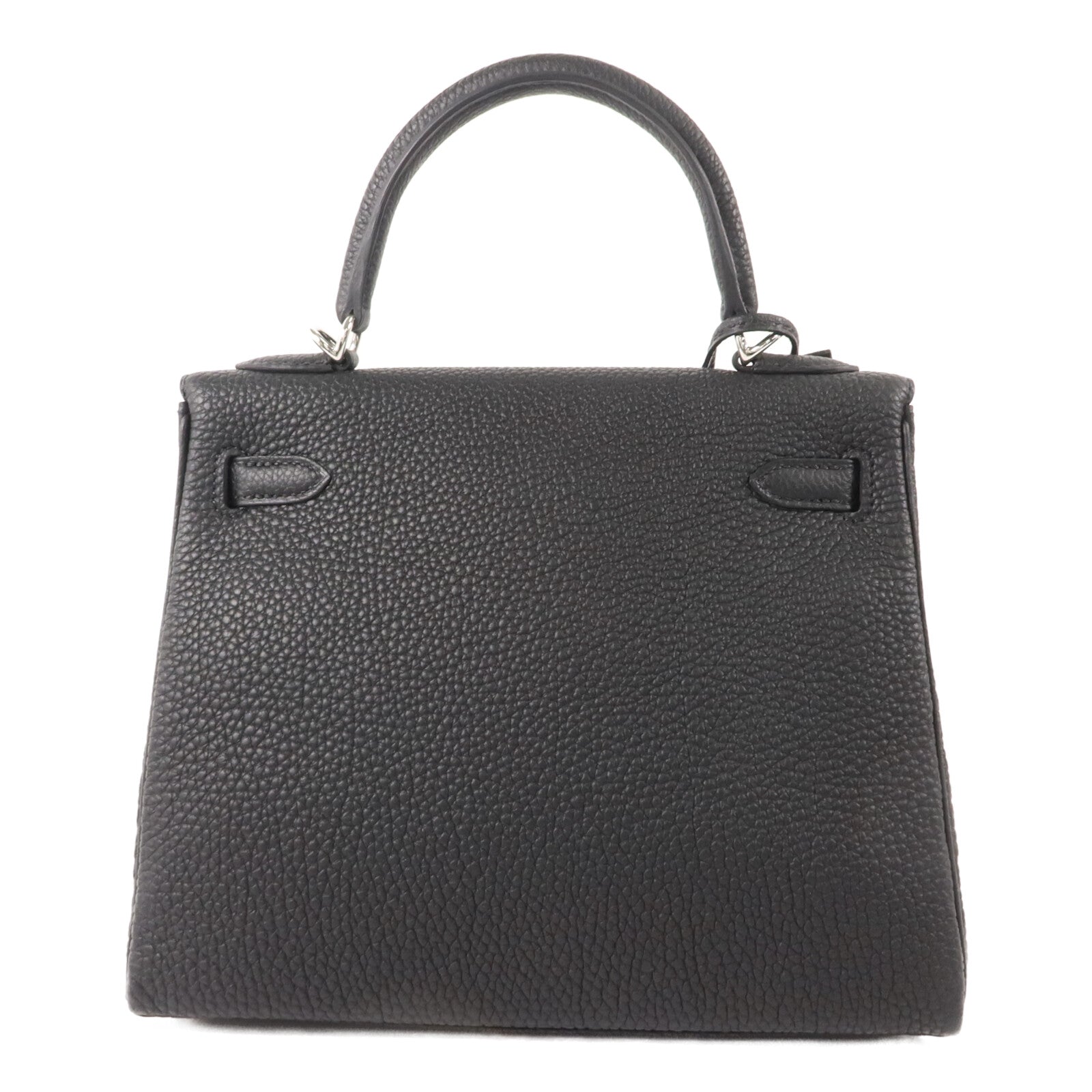 HERMES Togo皮革Kelly 25手挽肩背兩用袋Noir