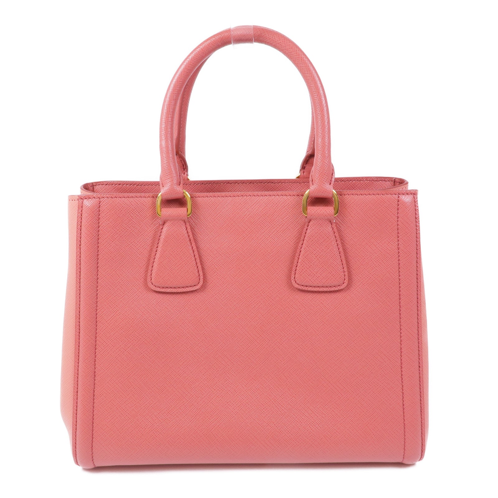 PRADA Saffiano皮革Galleria金扣手挽肩背兩用袋