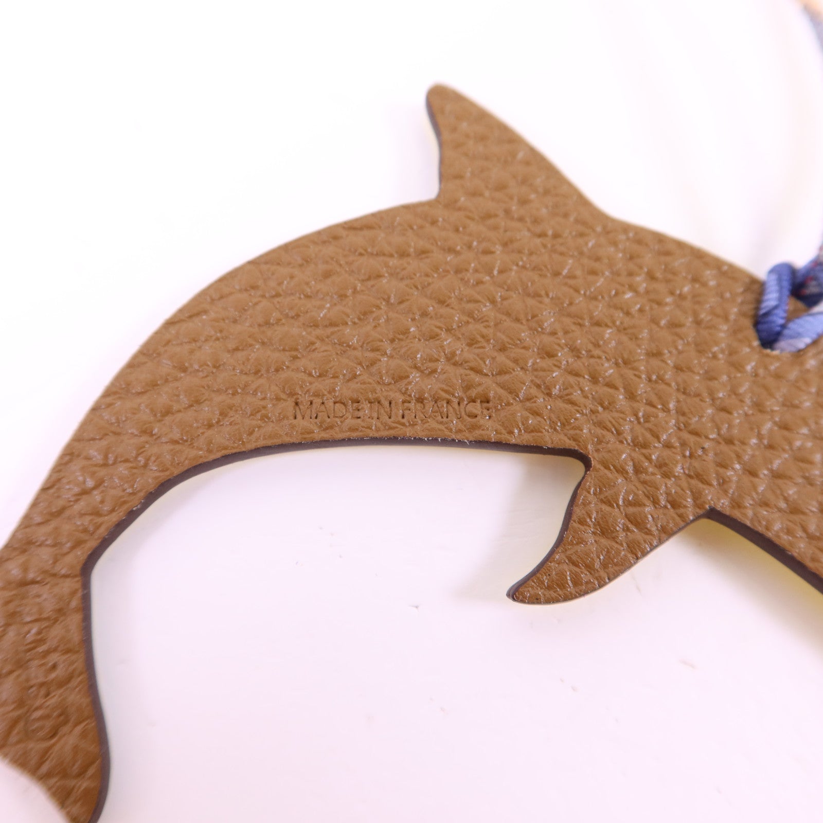 HERMES Clemence皮革/Epsom皮革Dolphin Charm掛飾
