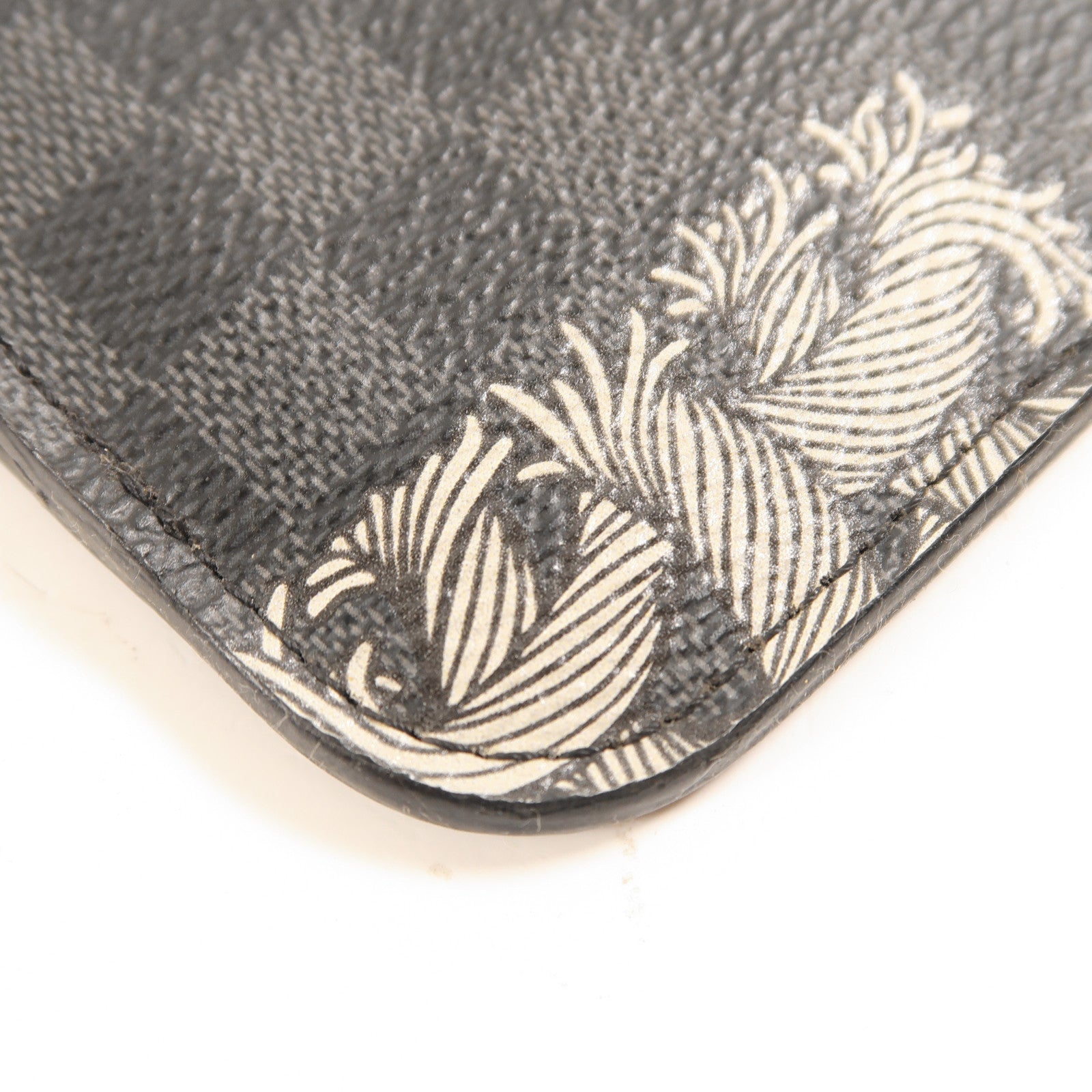 LOUIS VUITTON Damier Graphite Pochette Joule GM銀扣手拿包