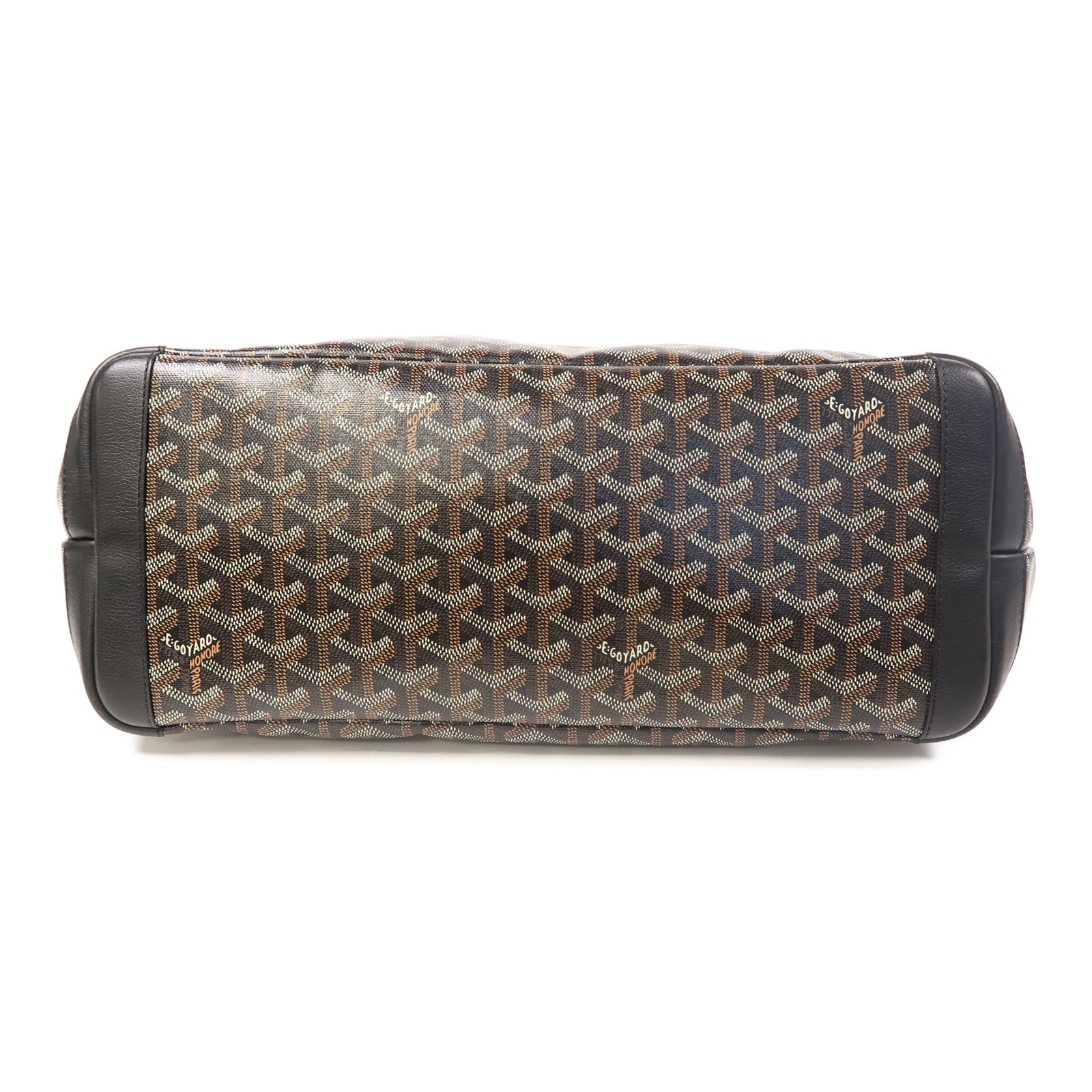 GOYARD 塗層帆布Artois銀扣肩背袋黑色