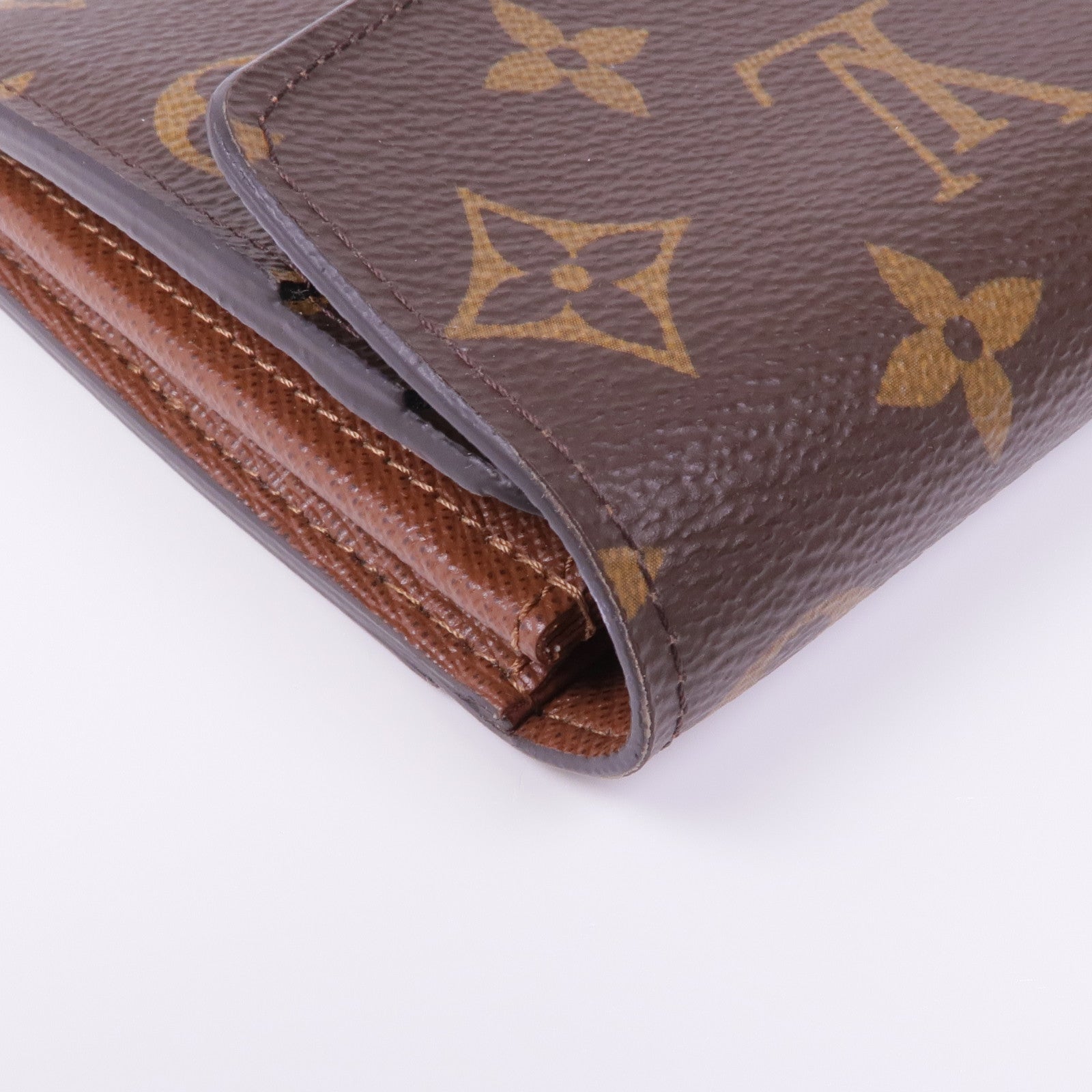 LOUIS VUITTON Monogram Portefeuille Sara金扣長錢包
