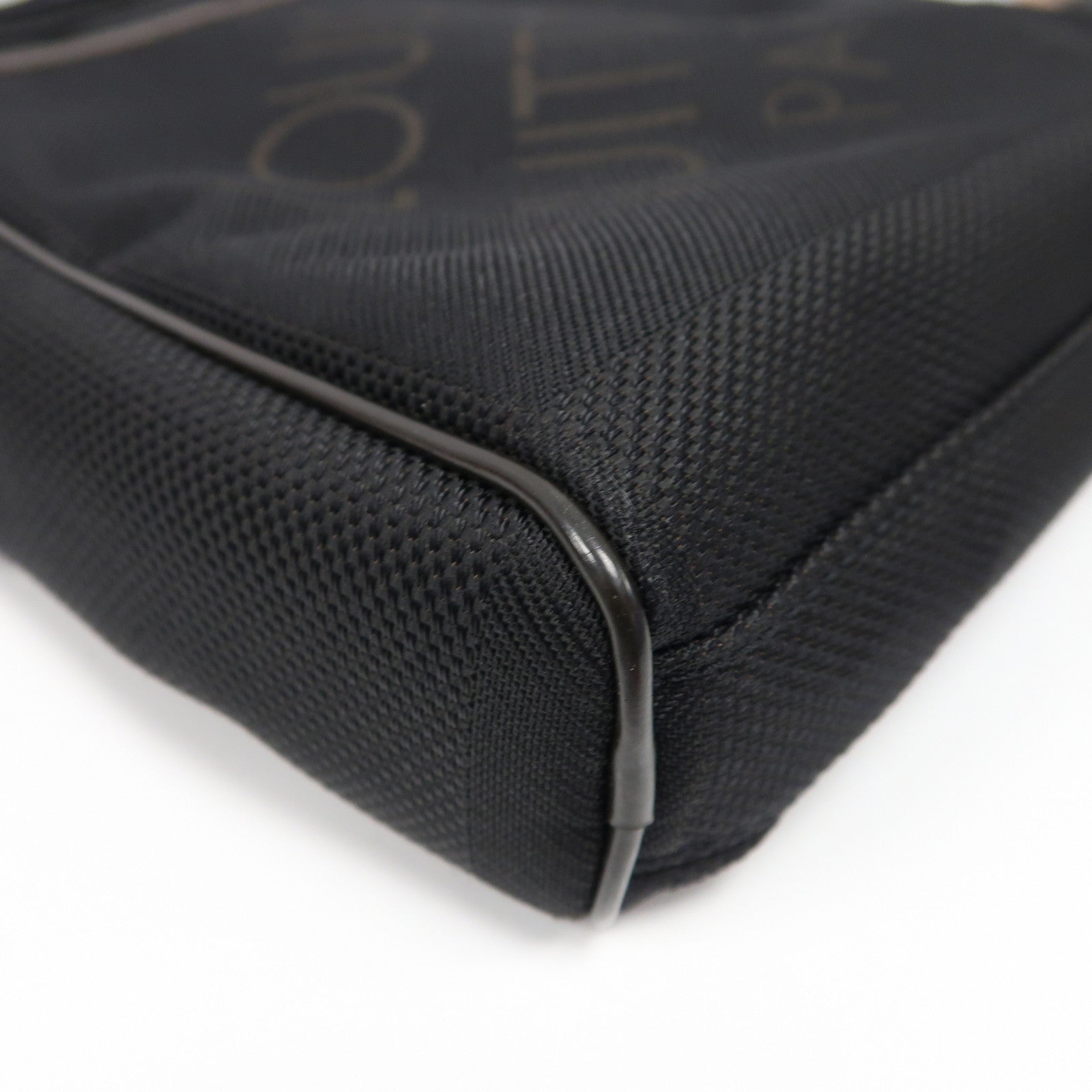 LOUIS VUITTON 帆布Citadin MM銀扣肩背袋黑色