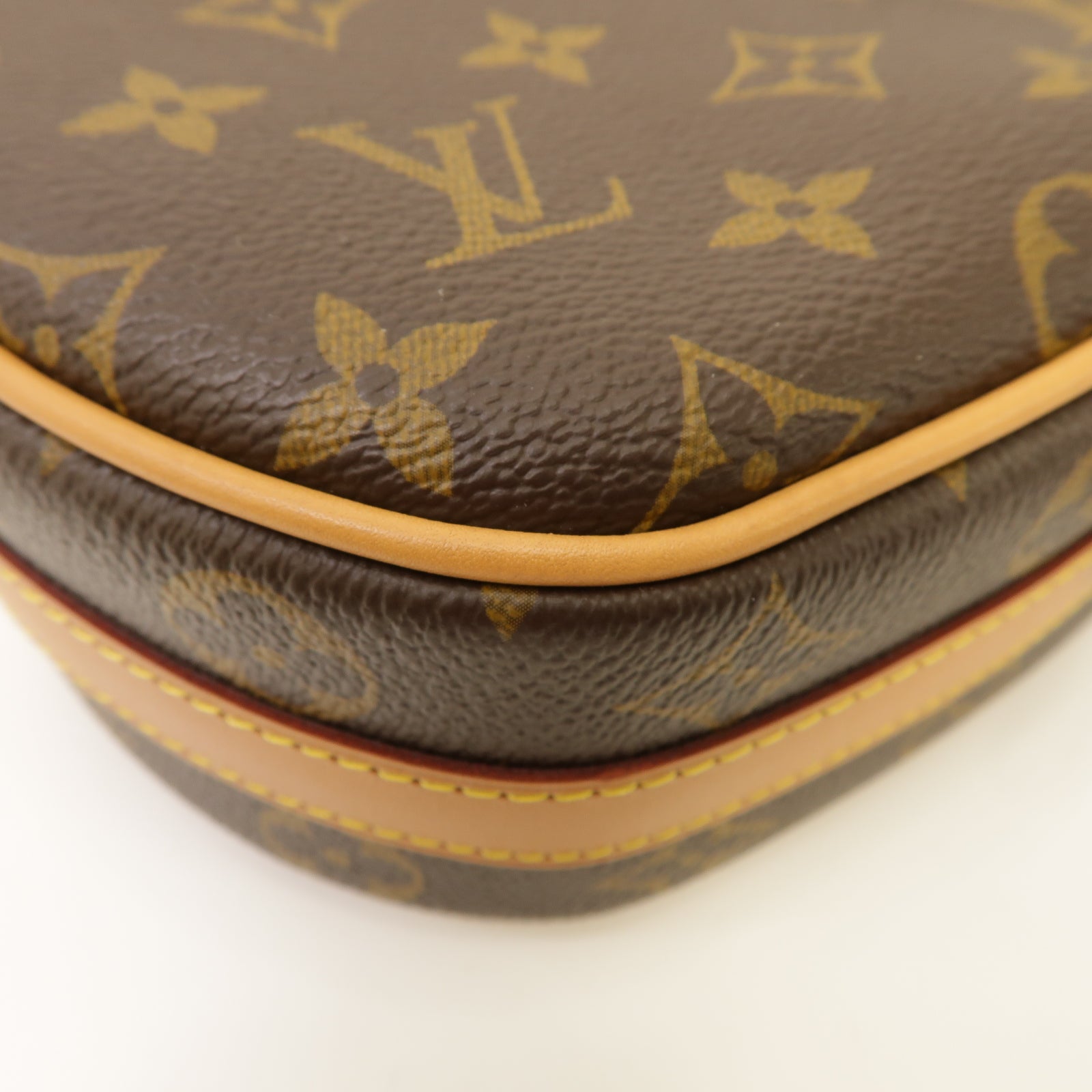 LOUIS VUITTON Monogram Boite Chapeau Souple PM金扣肩背袋啡色