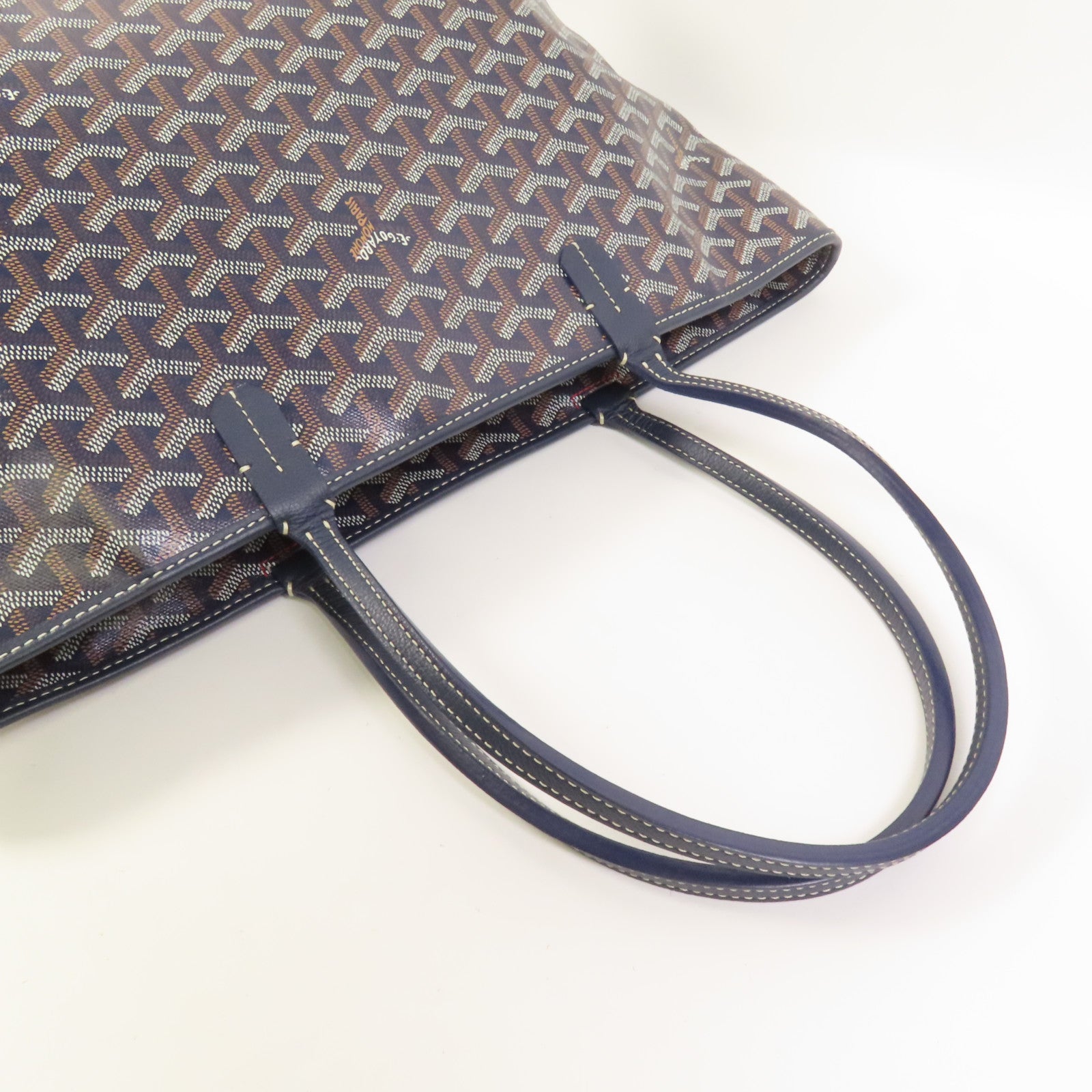 GOYARD 塗層帆布Artois PM銀扣手挽袋