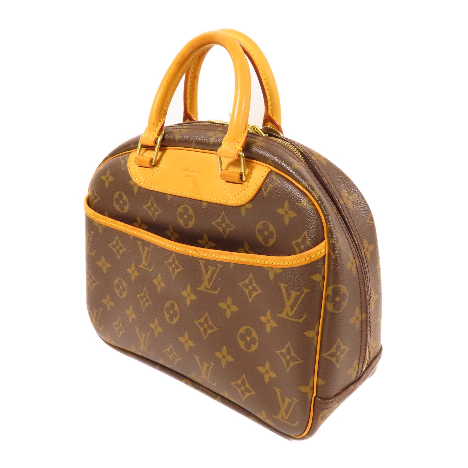 LOUIS VUITTON LV GHW Trouville Hand Bag M42228 Monogram Brown