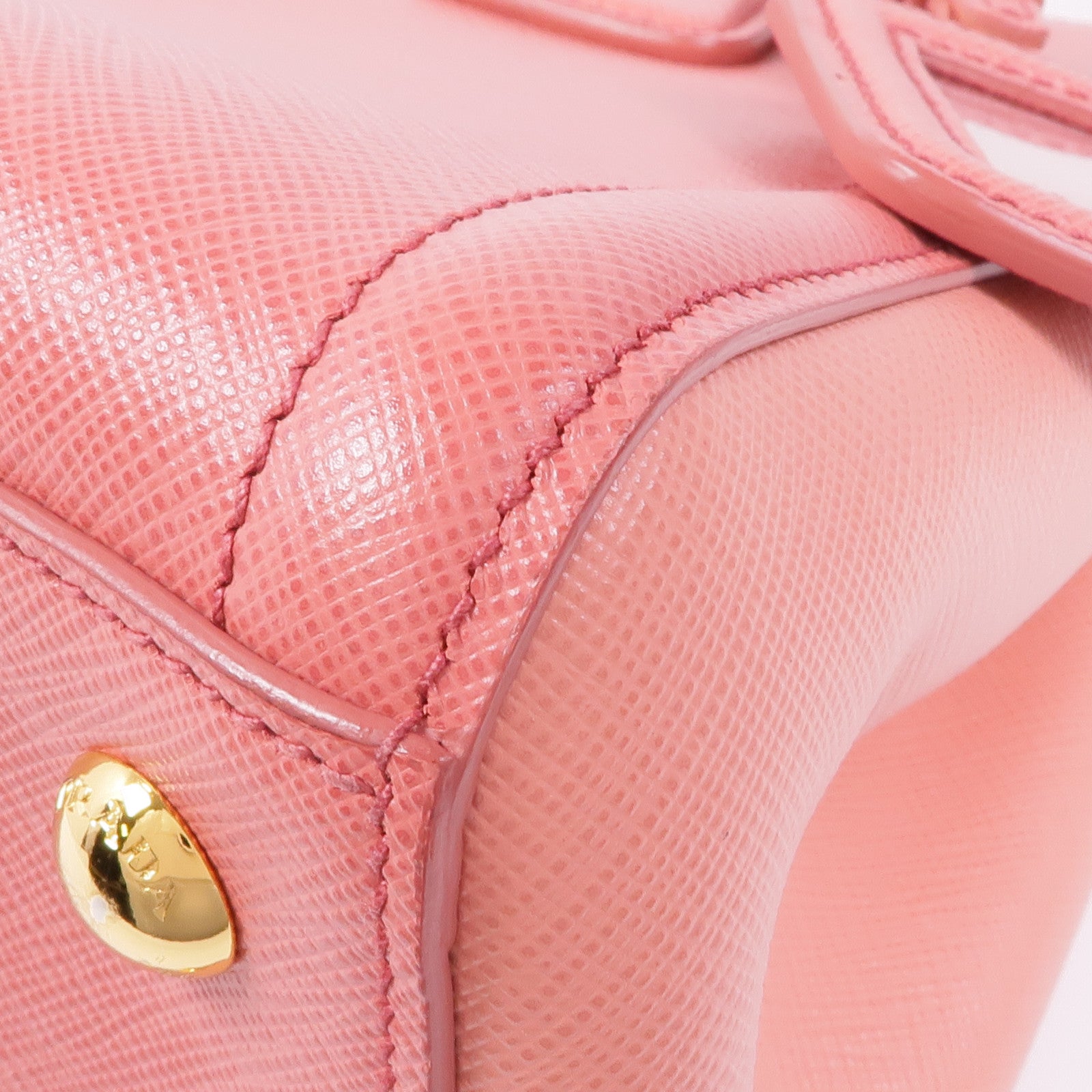 PRADA Saffiano皮革Galleria金扣手挽肩背兩用袋