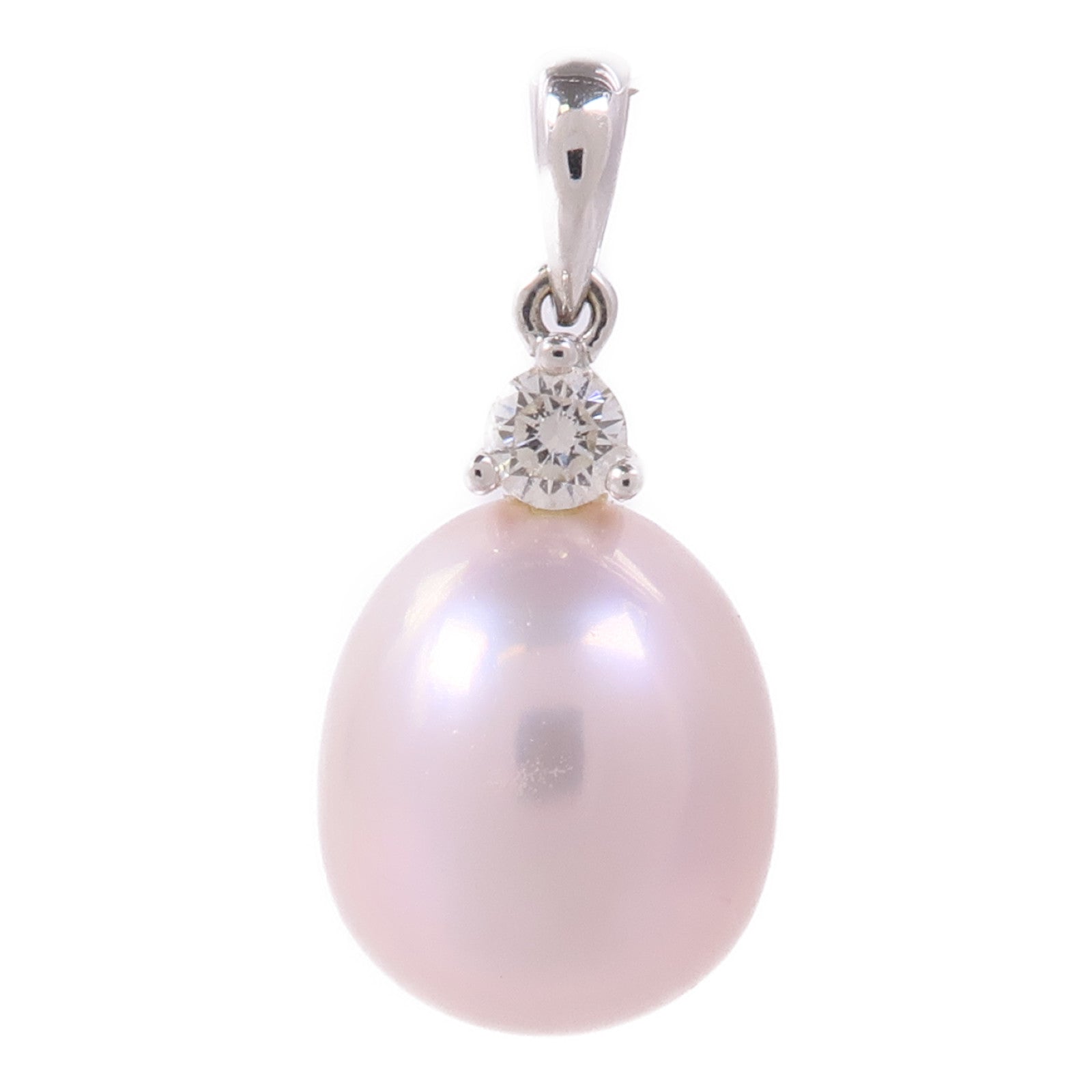 JEWELRY 18K白金Pearl Pendant Top珍珠吊墜