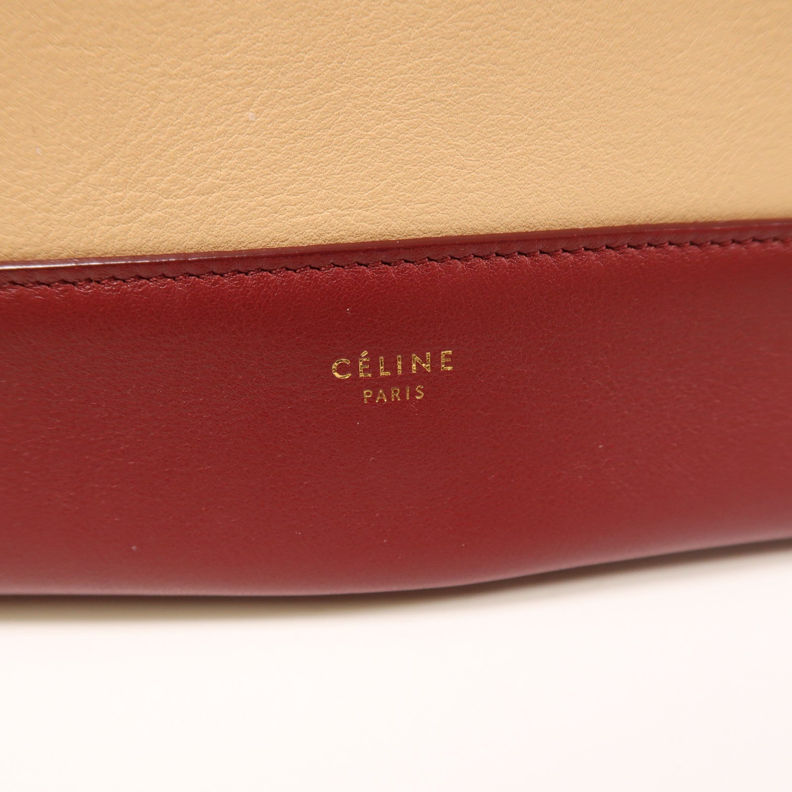 CELINE 【激減優惠】牛皮皮革Frame Bag金扣肩背袋