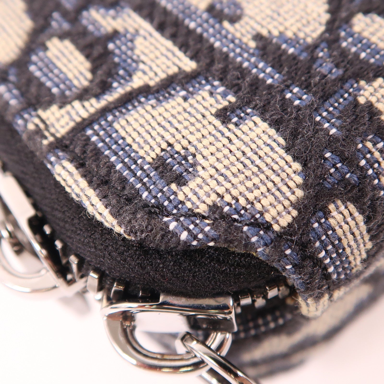 Dior 帆布Oblique Camera Bag銀扣肩背袋