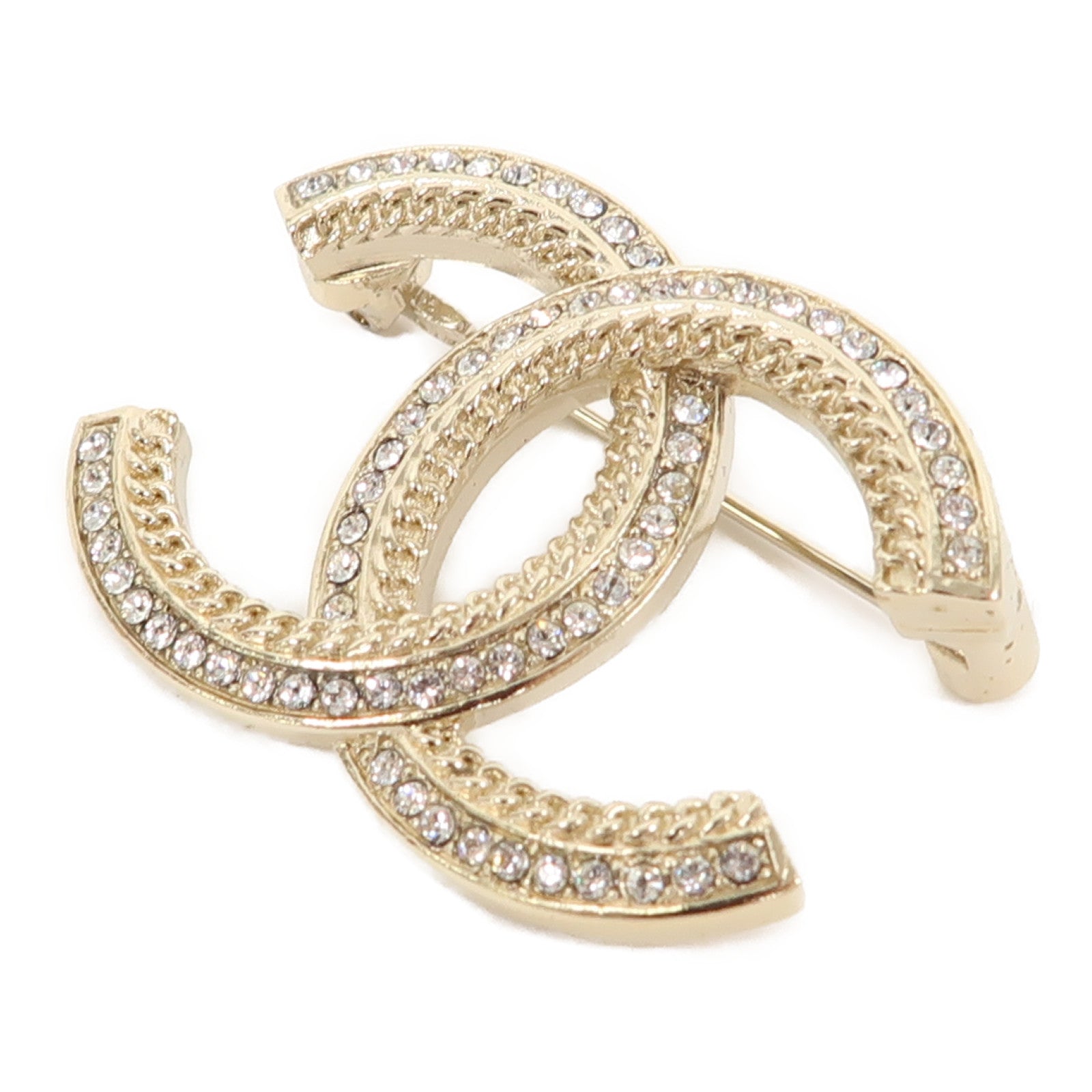 CHANEL 金屬Brooch胸針金色