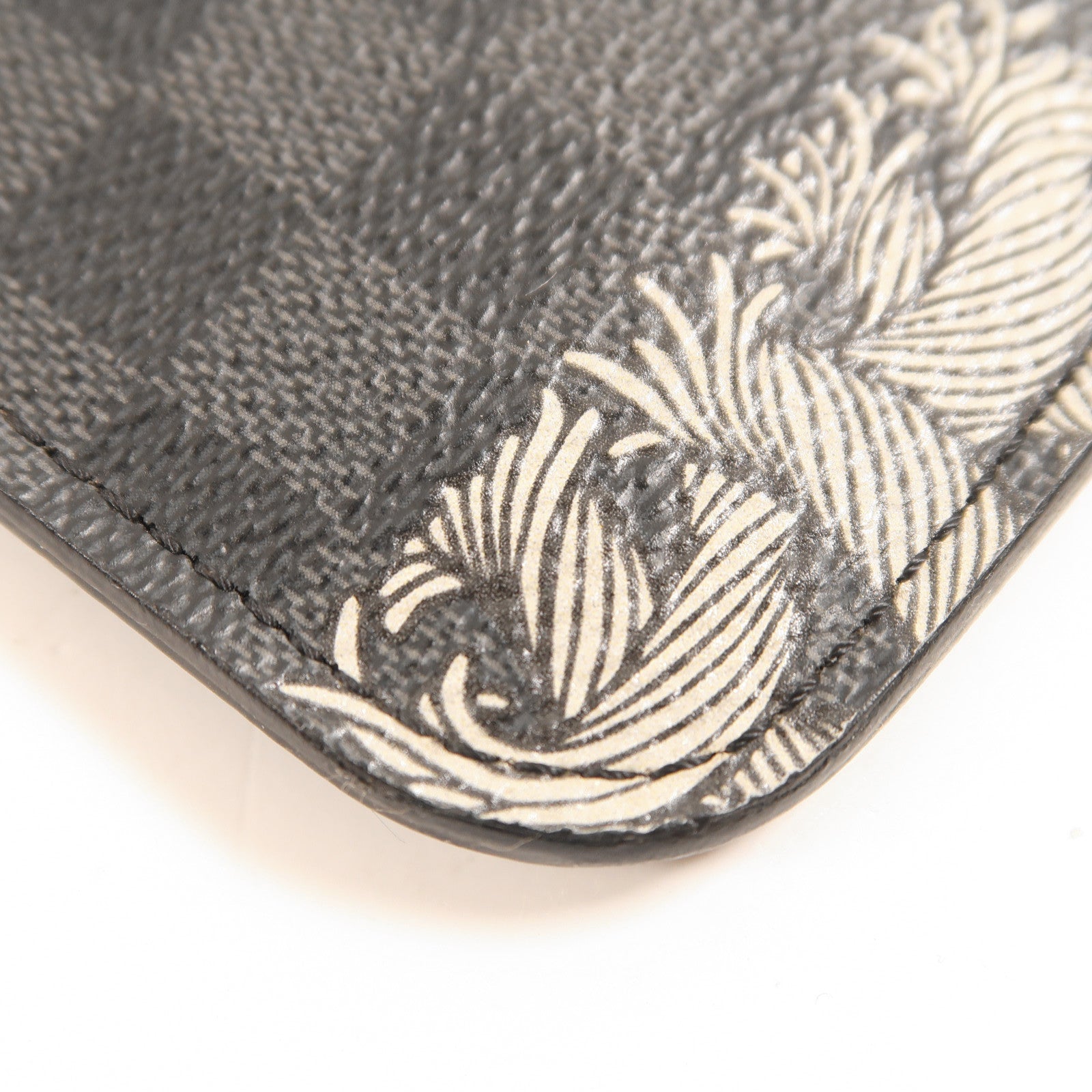 LOUIS VUITTON Damier Graphite Pochette Joule GM銀扣手拿包