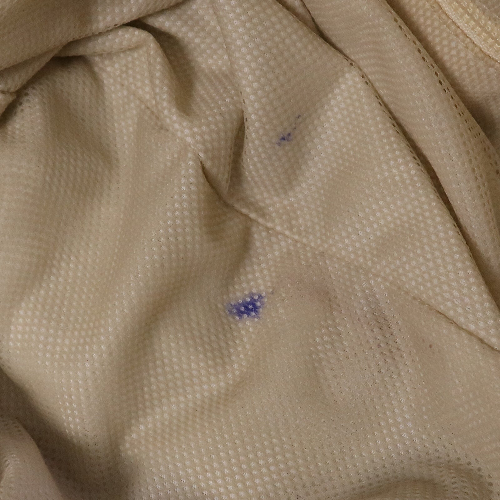 CHANEL 牛皮皮革/帆布Tote Bag銀扣肩背袋