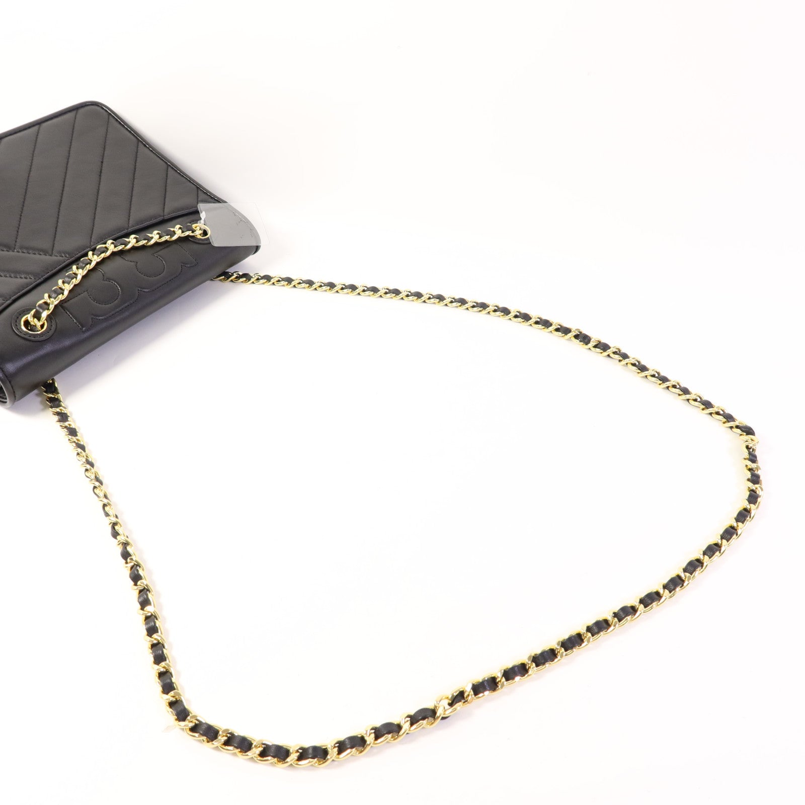 Tory Burch 羊皮皮革Chain Shoulder Bag金扣鏈帶肩背袋