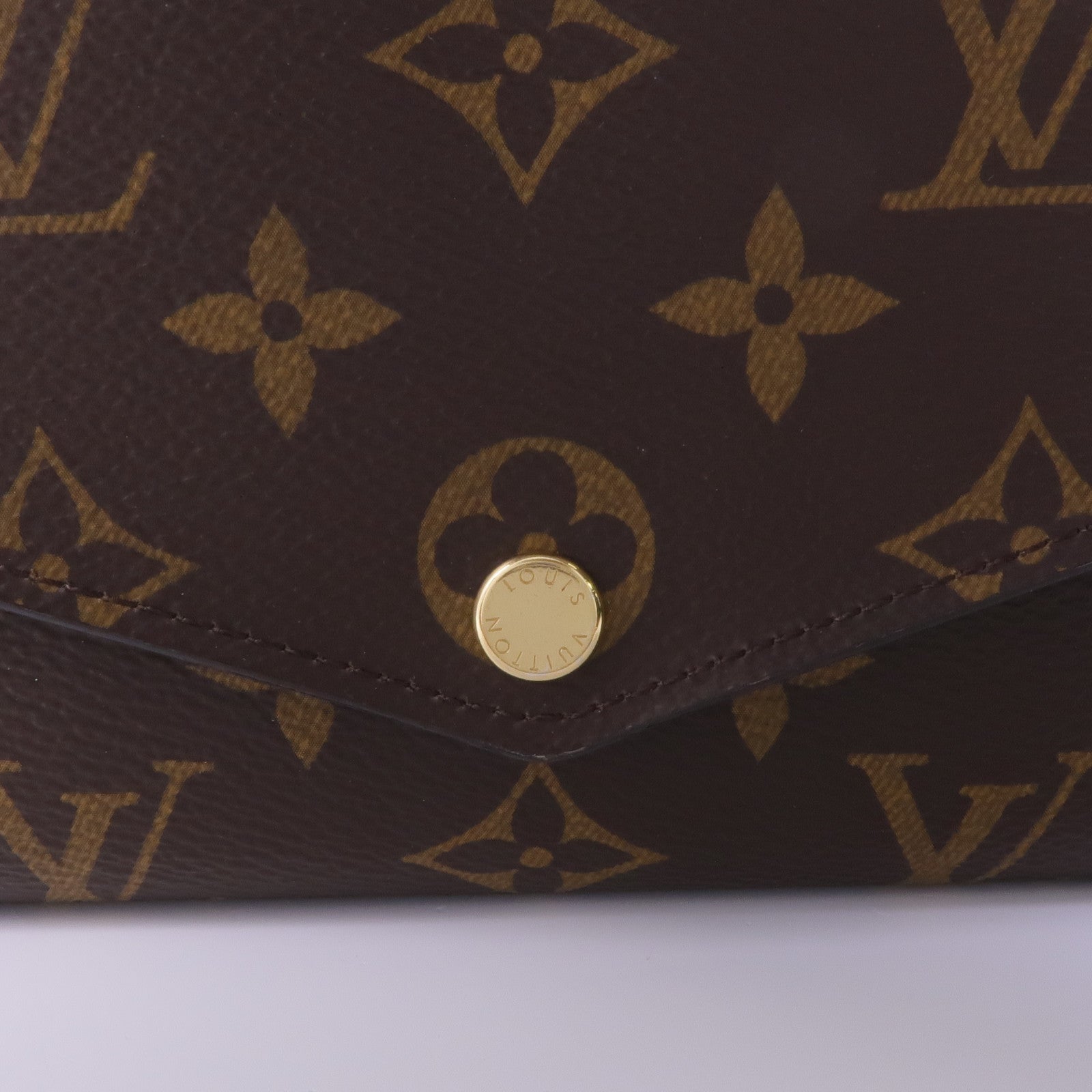 LOUIS VUITTON Monogram Portefeuille Sara金扣長錢包