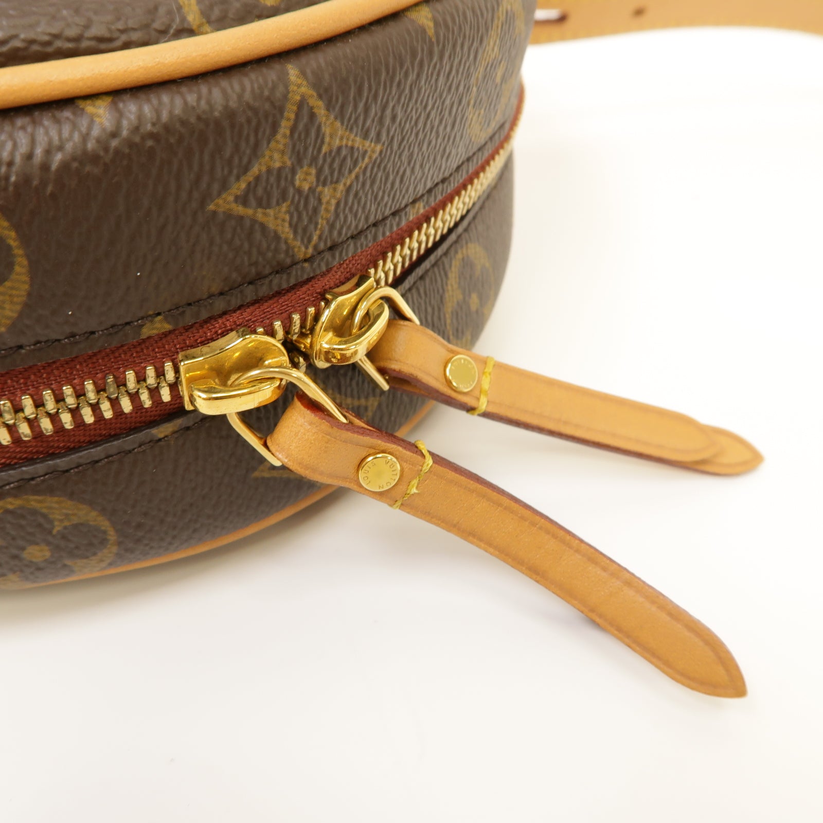 LOUIS VUITTON Monogram Boite Chapeau Souple PM金扣肩背袋啡色