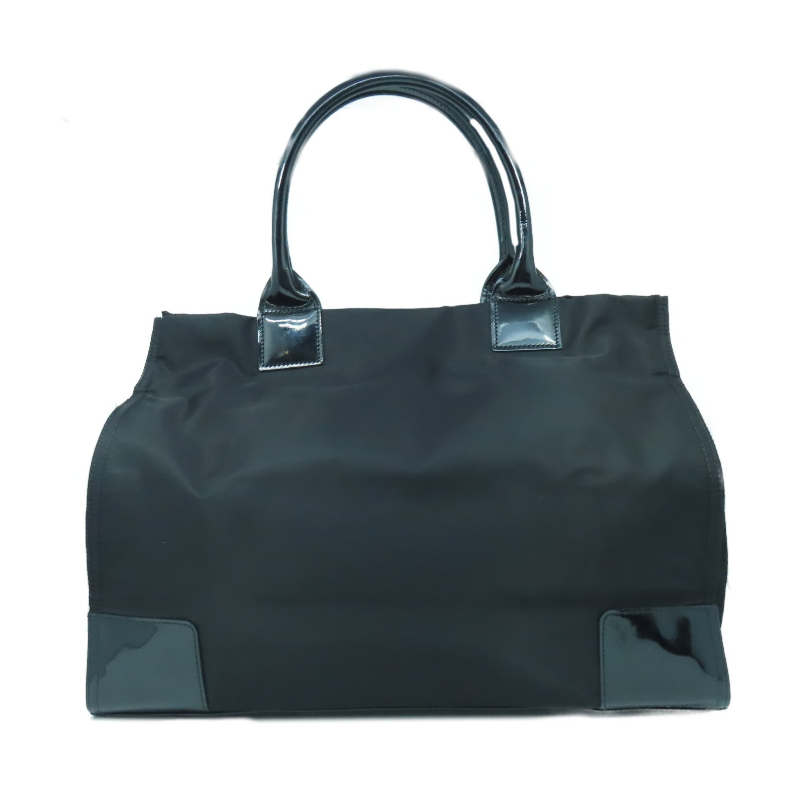 Tory Burch 【激減優惠】尼龍Tote Bag金扣手挽袋黑色