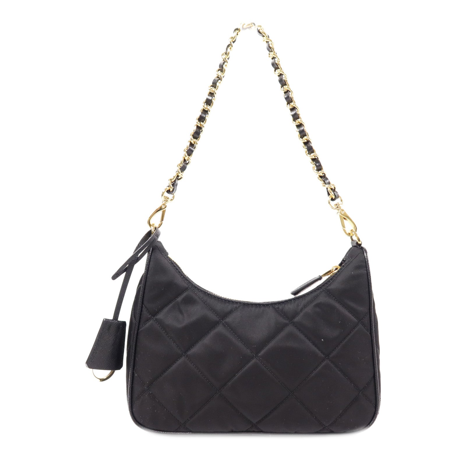 PRADA GHW Re-Edition 1995 2 Way Bag Nylon Black 7549