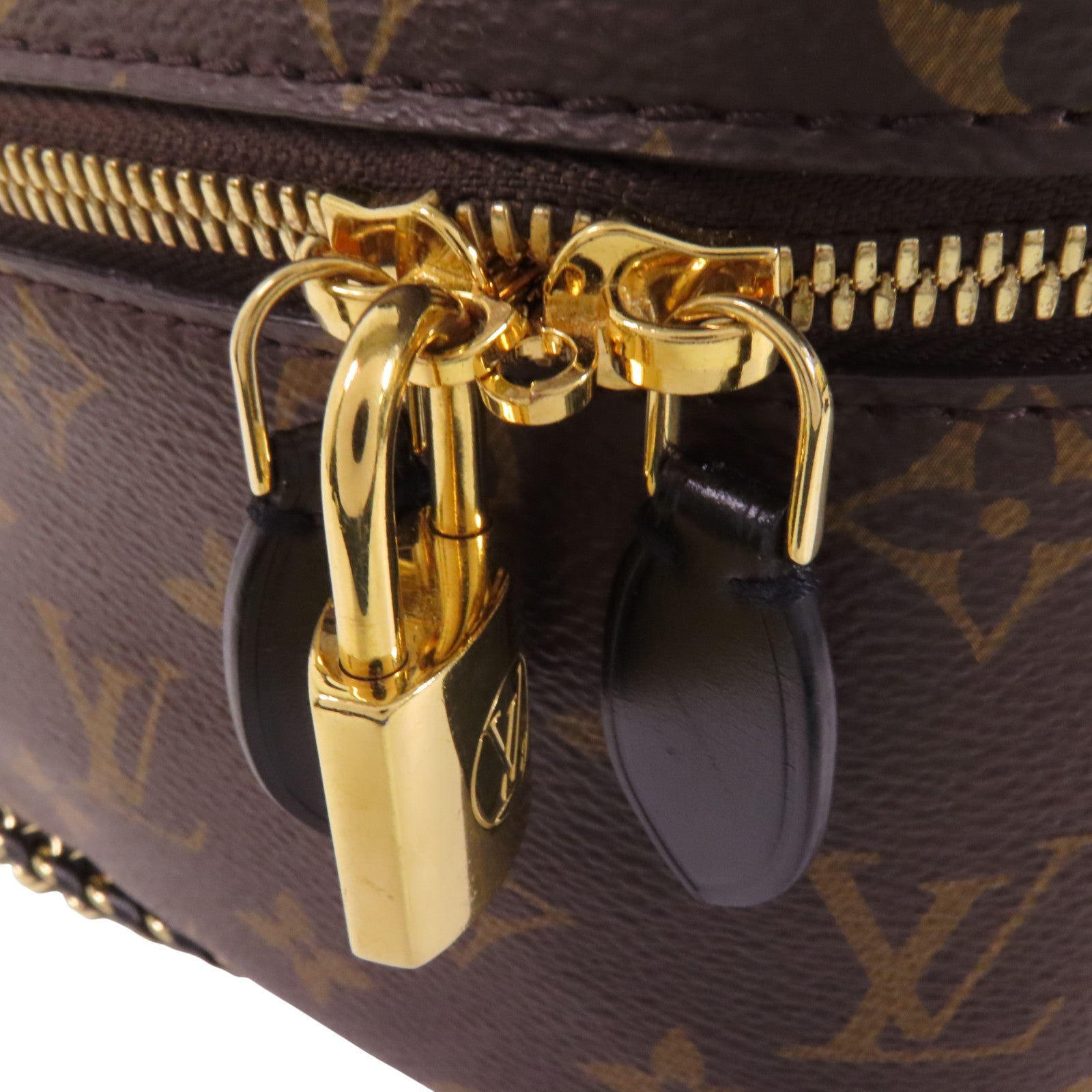 LOUIS VUITTON Monogram Reverse Vanity PM金扣手挽肩背兩用袋