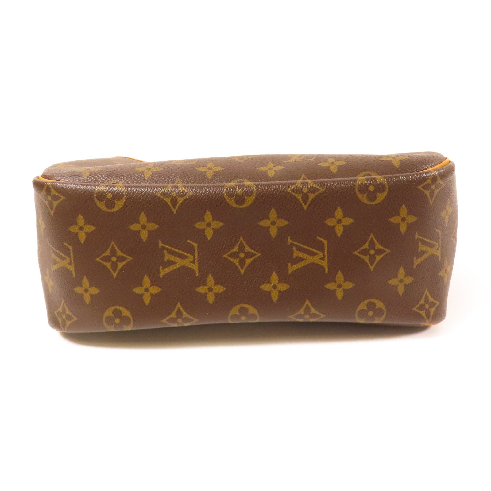 LOUIS VUITTON LV GHW Trouville Hand Bag M42228 Monogram Brown