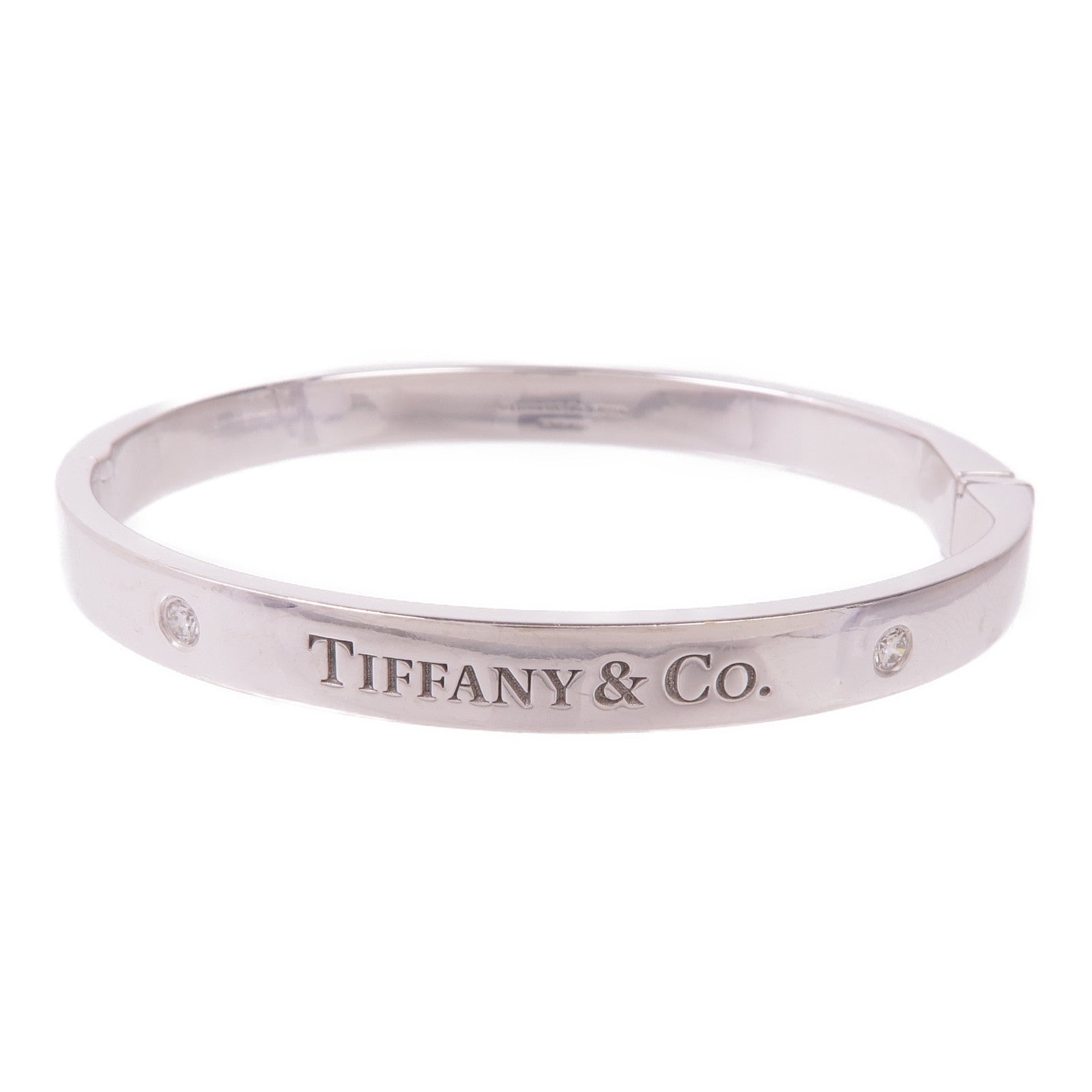 TIFFANY＆CO 18K白金Bangle手鐲