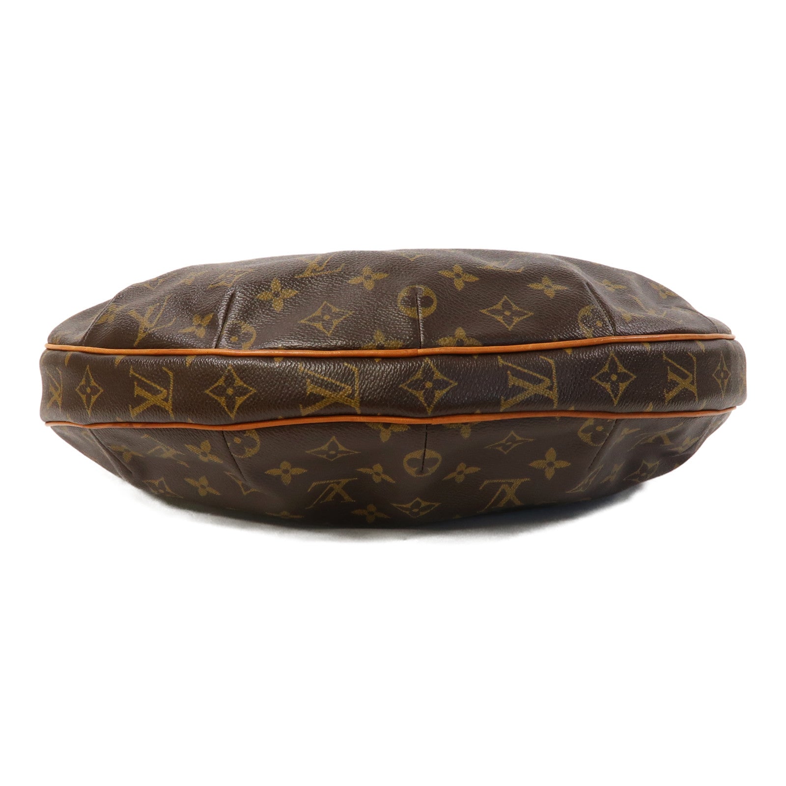LOUIS VUITTON Monogram Croissant GM金扣肩背袋啡色