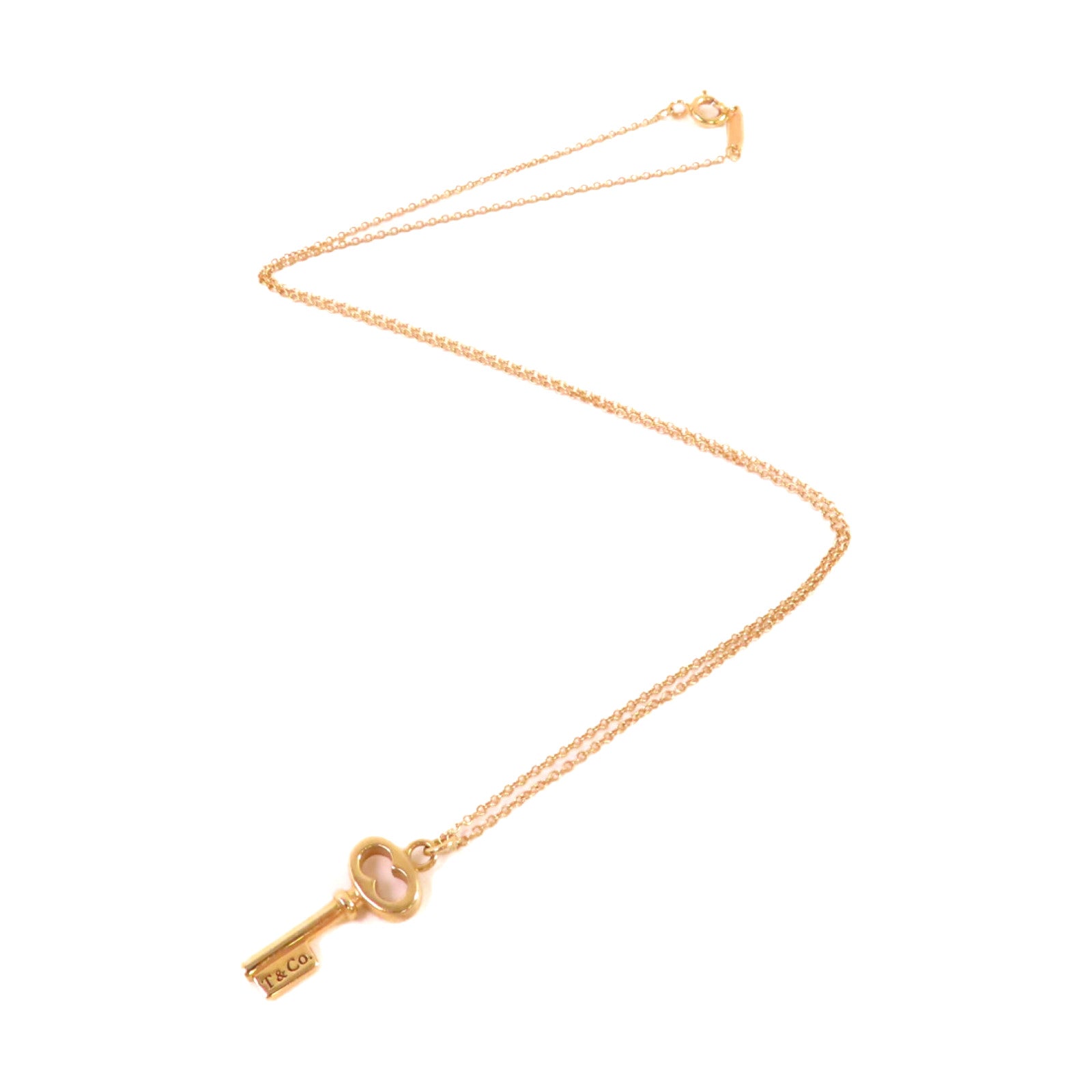 TIFFANY＆CO 【激減優惠】K18玫瑰金Key Necklace項鏈