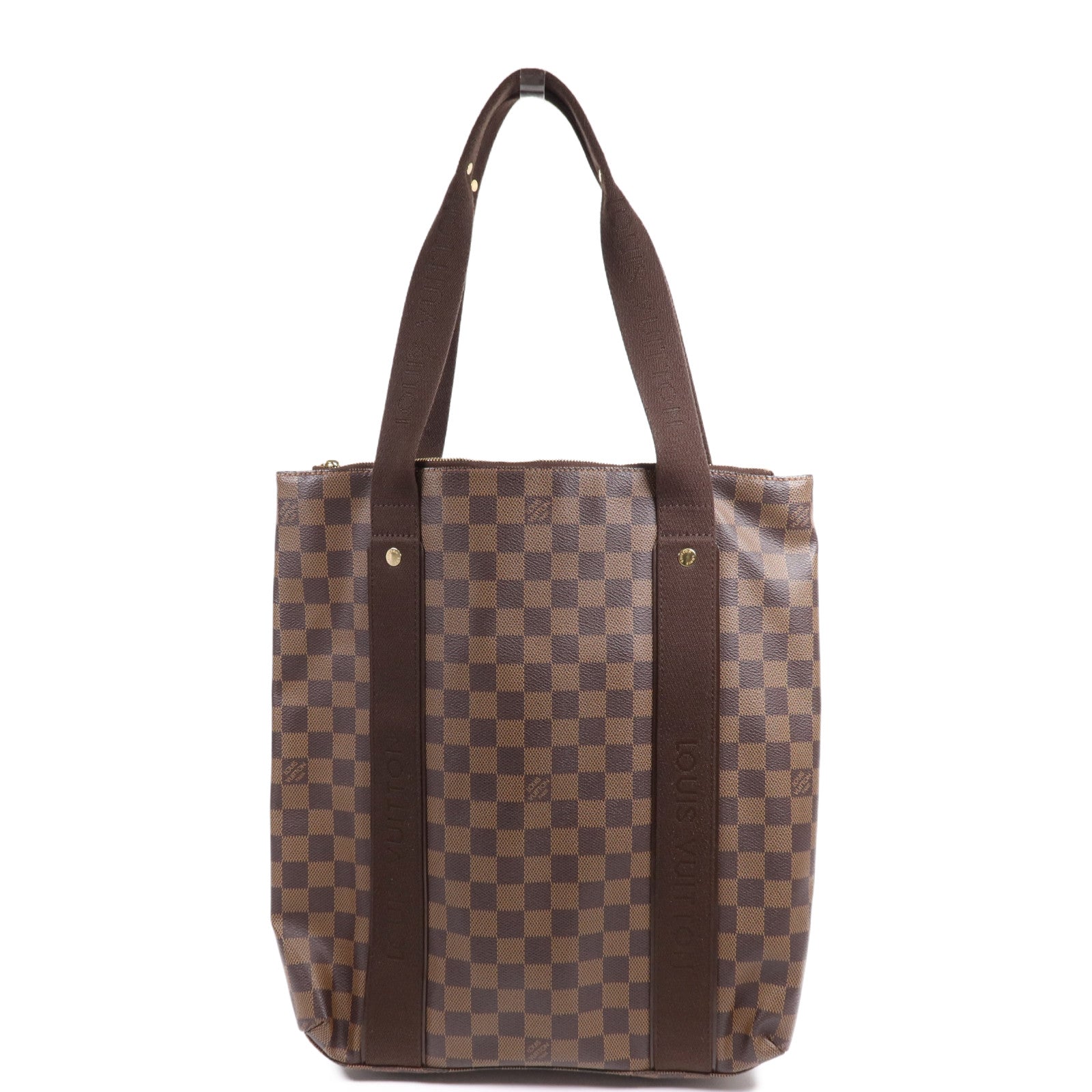 LOUIS VUITTON Damier Beaubourg金扣肩背袋