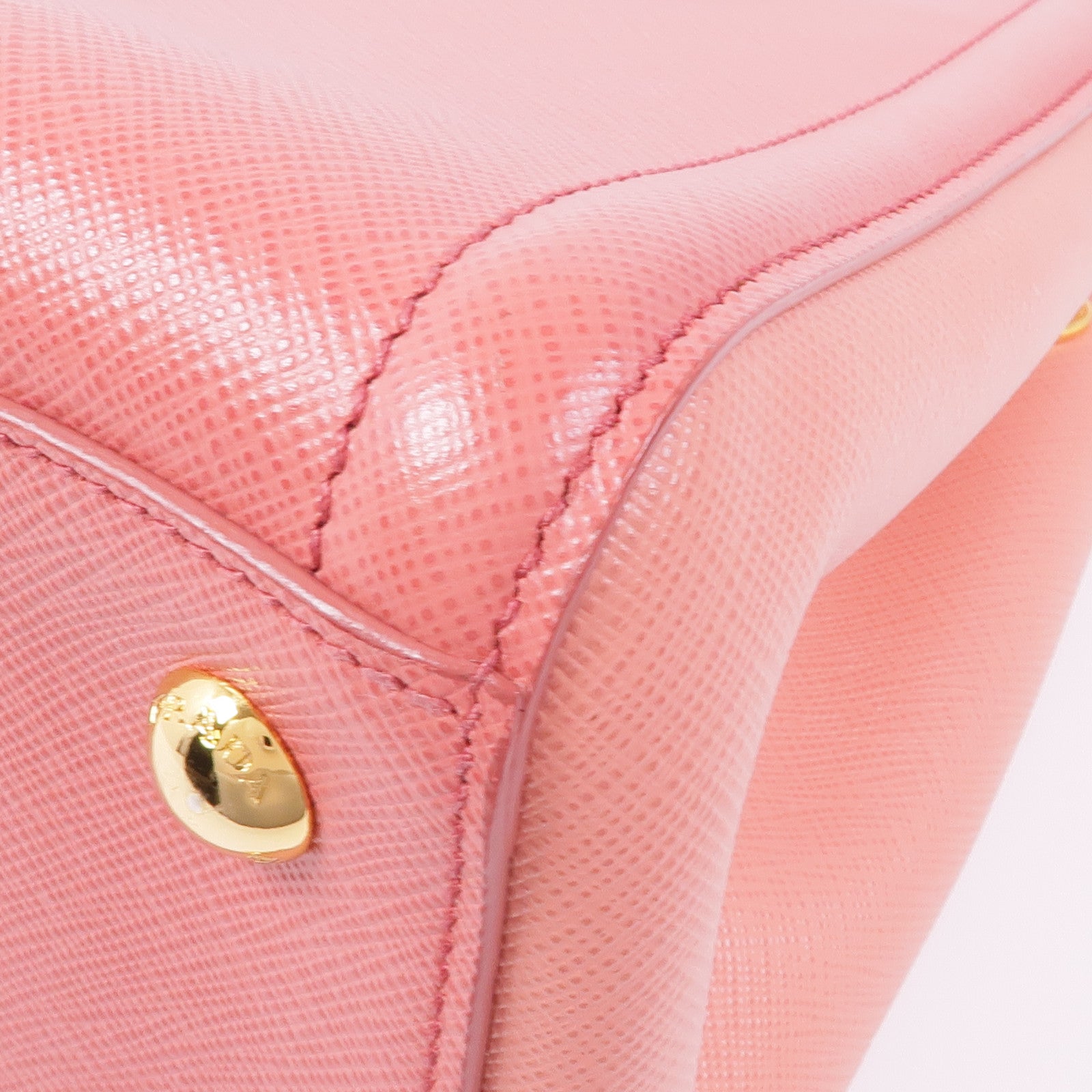PRADA Saffiano皮革Galleria金扣手挽肩背兩用袋