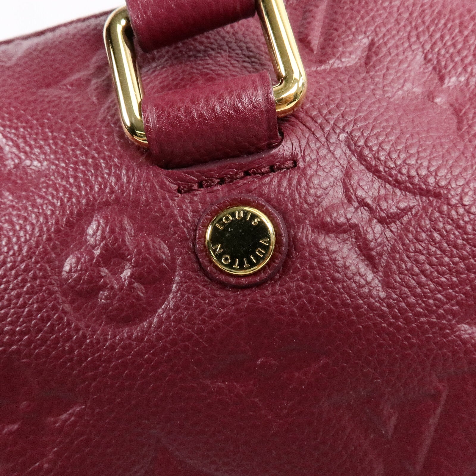 LOUIS VUITTON Monogram Empreinte Speedy 25手挽肩背兩用袋