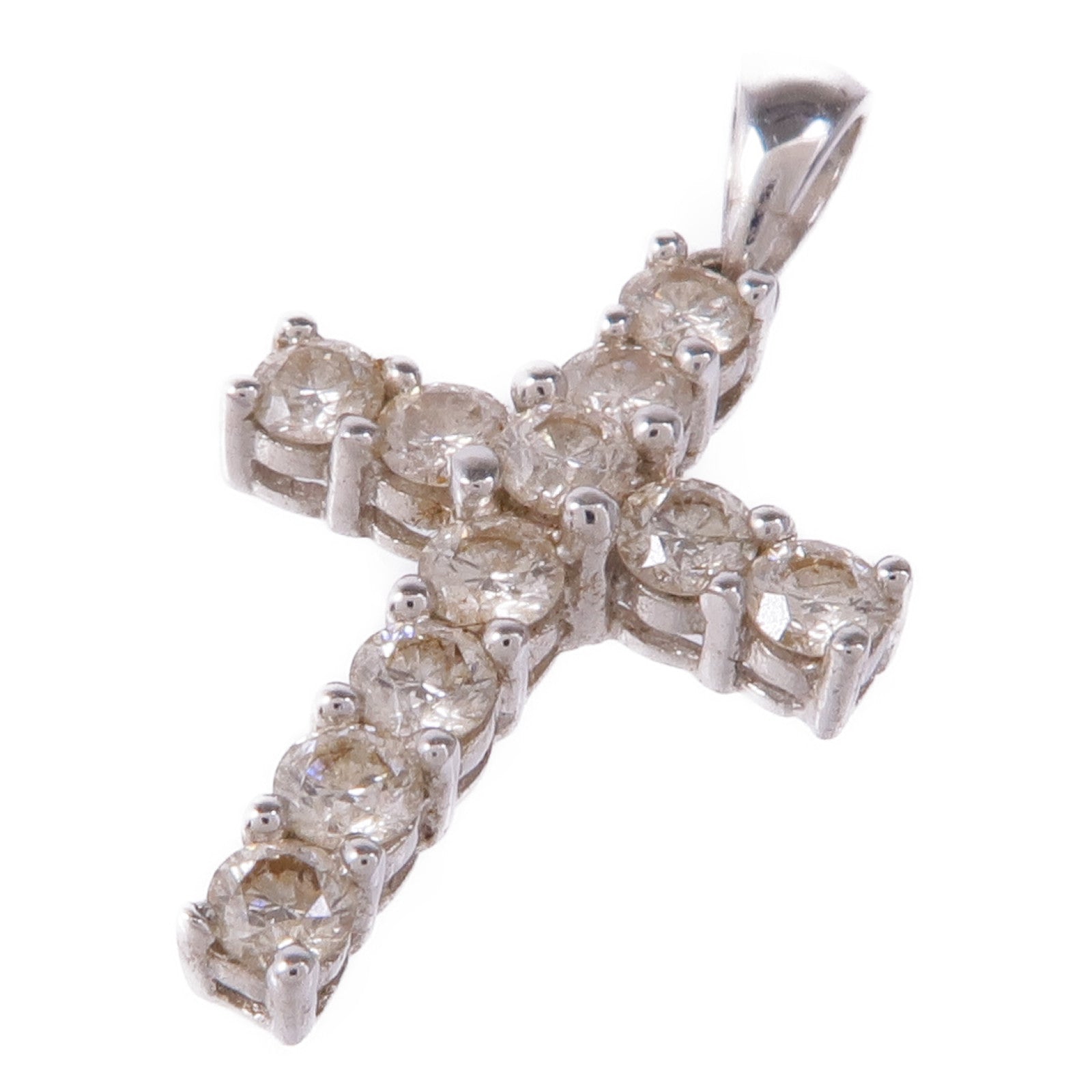 JEWELRY Diamond Pendant Top 18K White Gold
