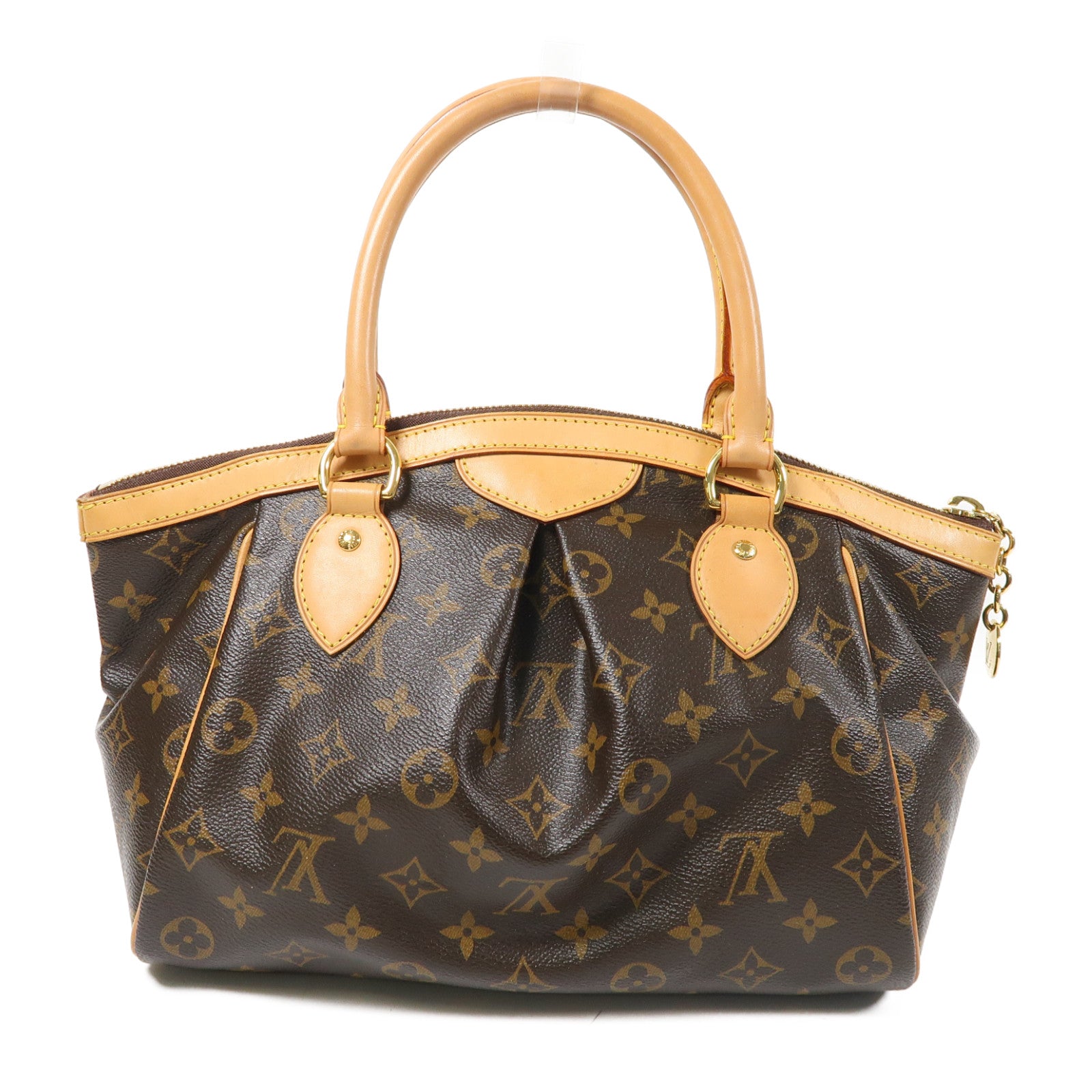 LOUIS VUITTON 【激減優惠】Monogram Tivoli PM金扣手挽袋啡色