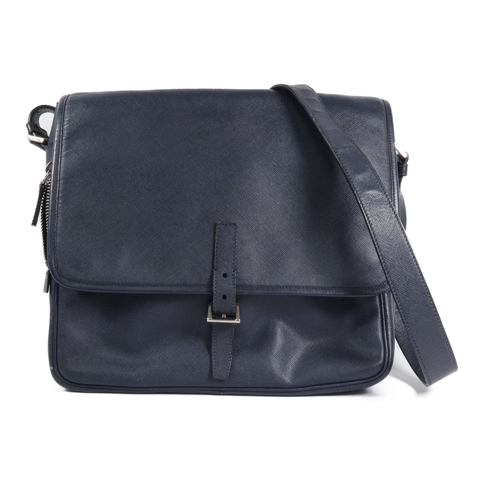PRADA Saffiano皮革Messenger Bag肩背袋