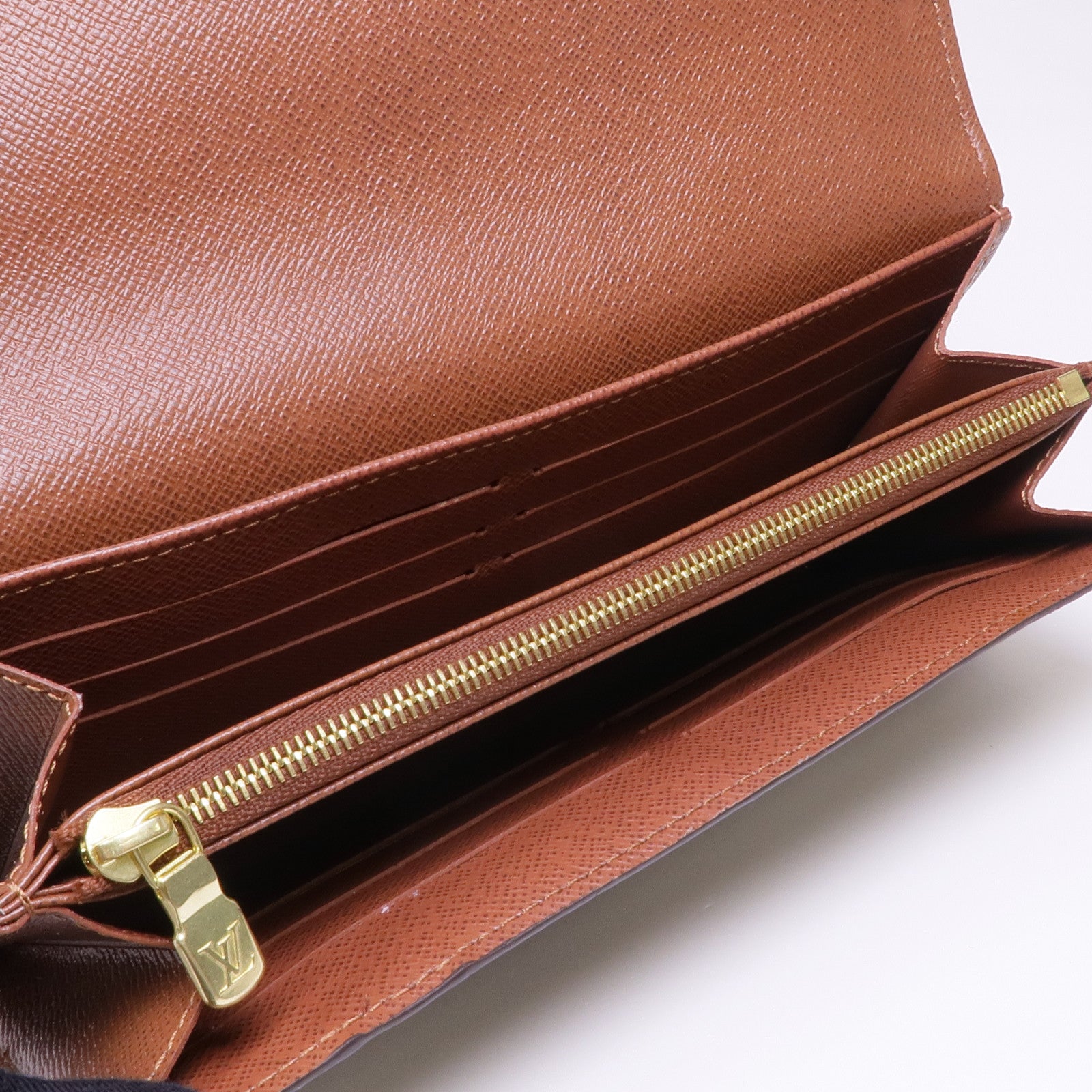 LOUIS VUITTON Monogram Portefeuille Sara金扣長錢包