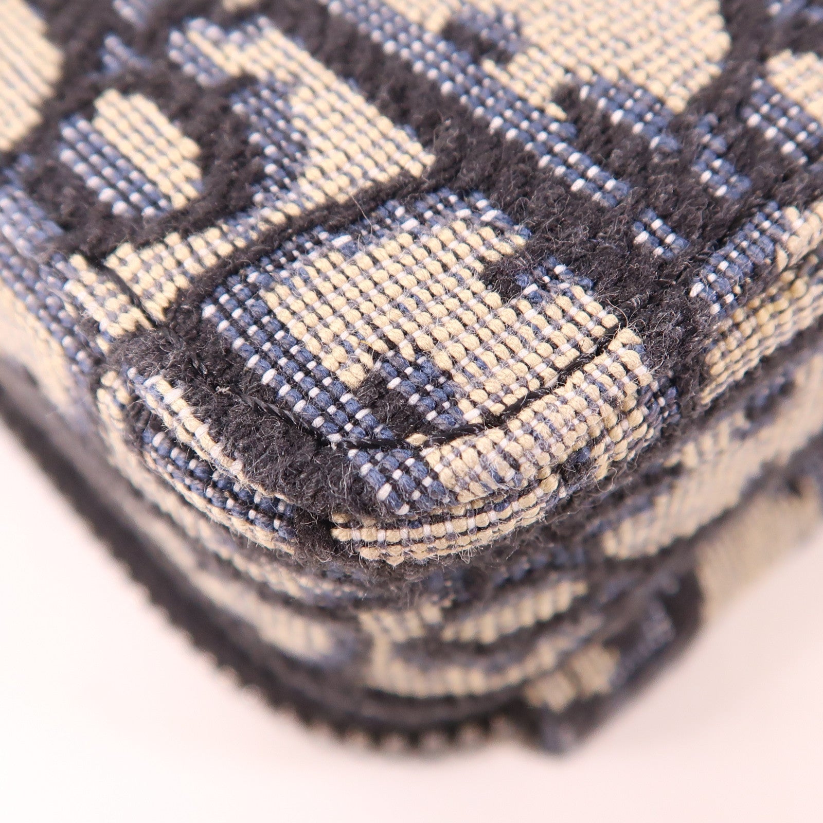 Dior 帆布Oblique Camera Bag銀扣肩背袋