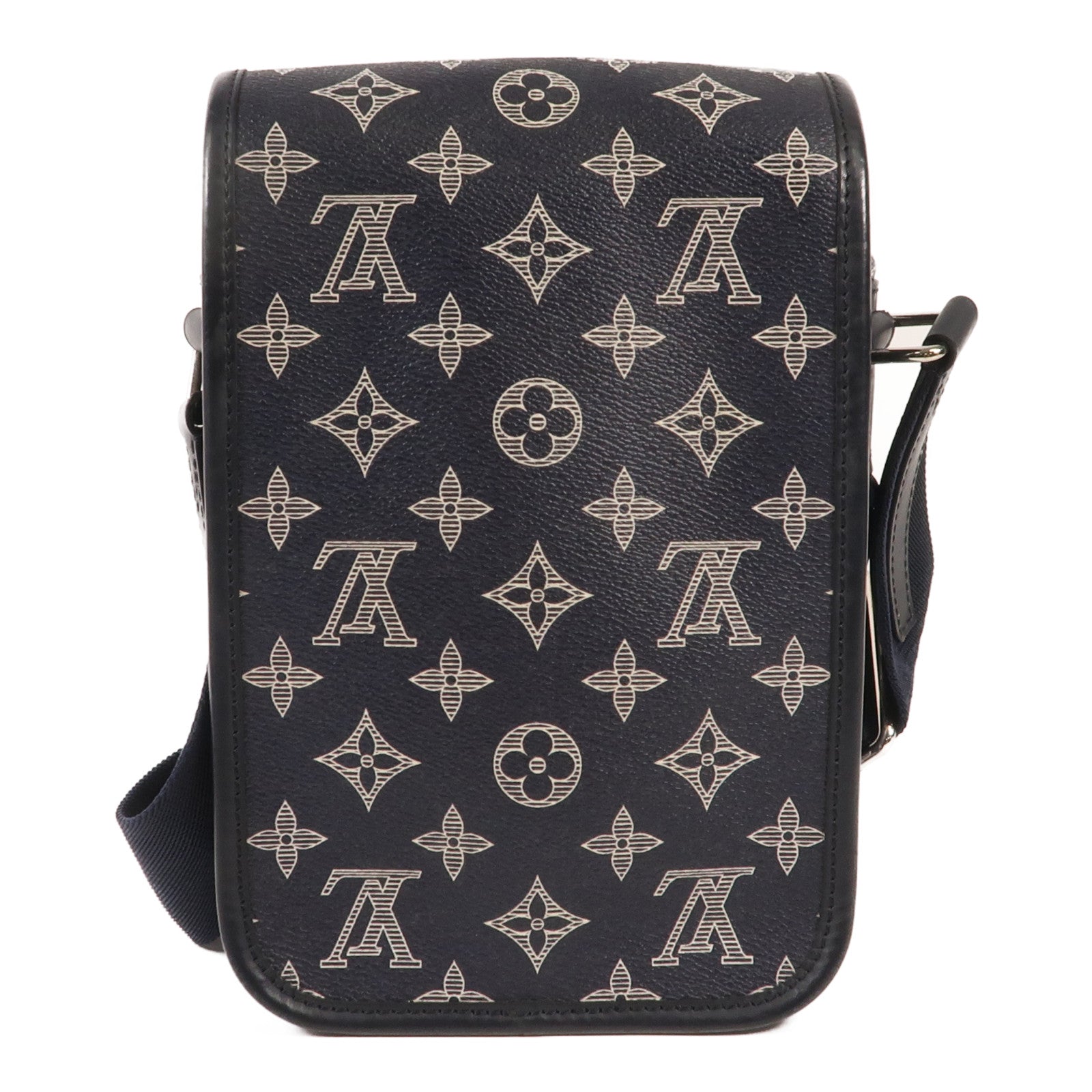 LOUIS VUITTON Monogram Savannah Messenger BB銀扣肩背袋